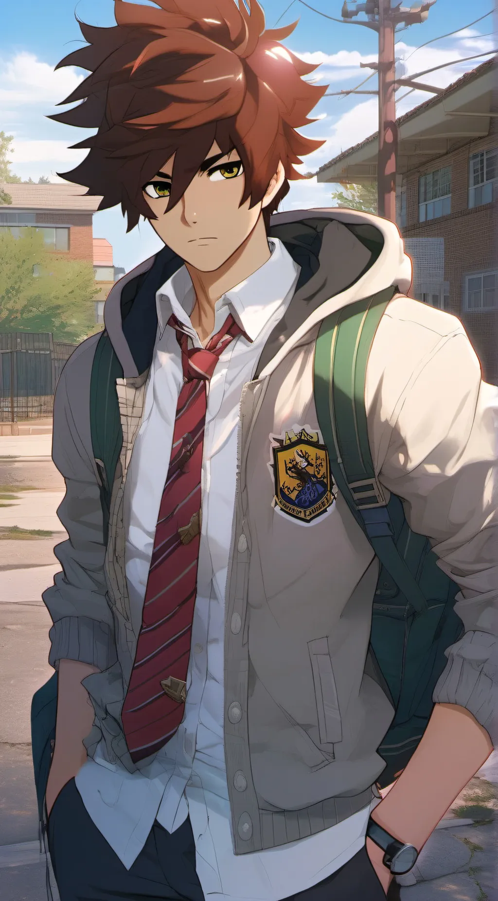 ai character: Leon Phoenix background