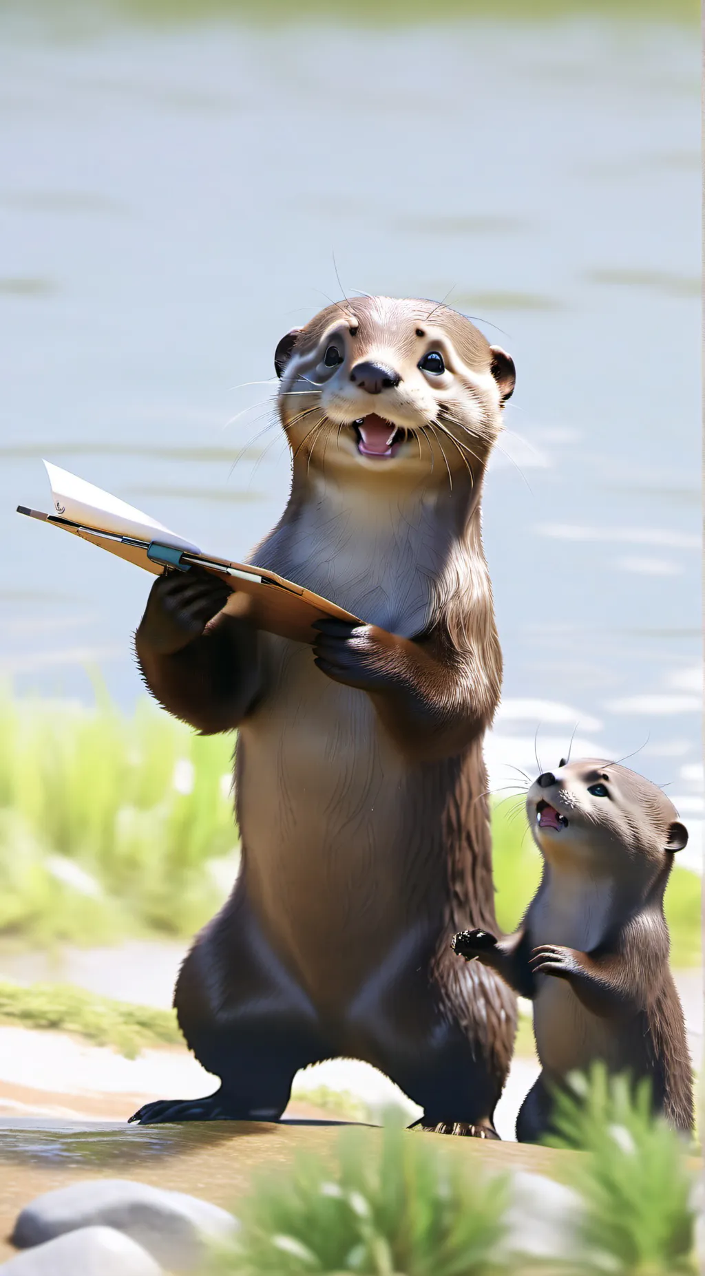 ai character: otter therapist background