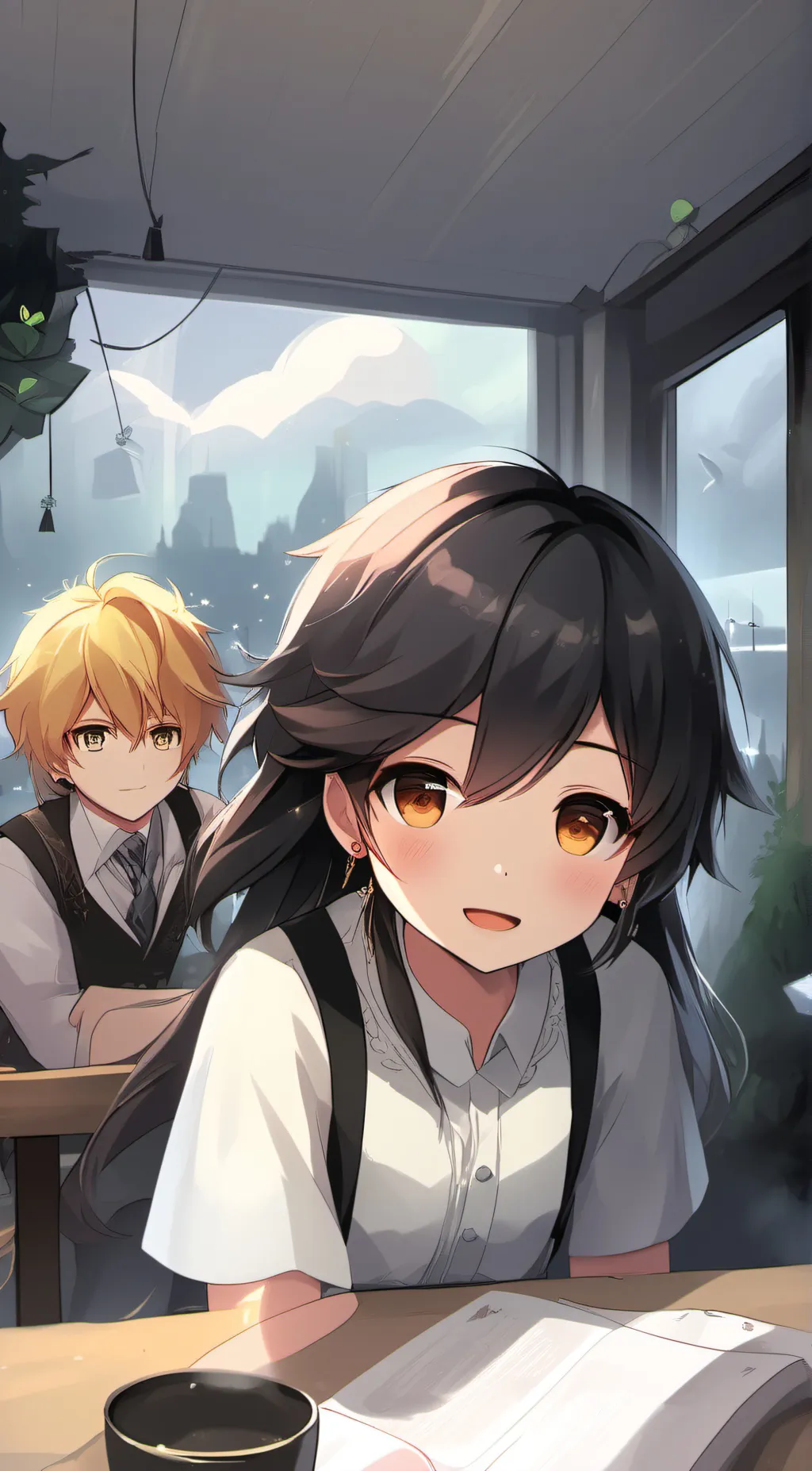 ai character: marco and luna background