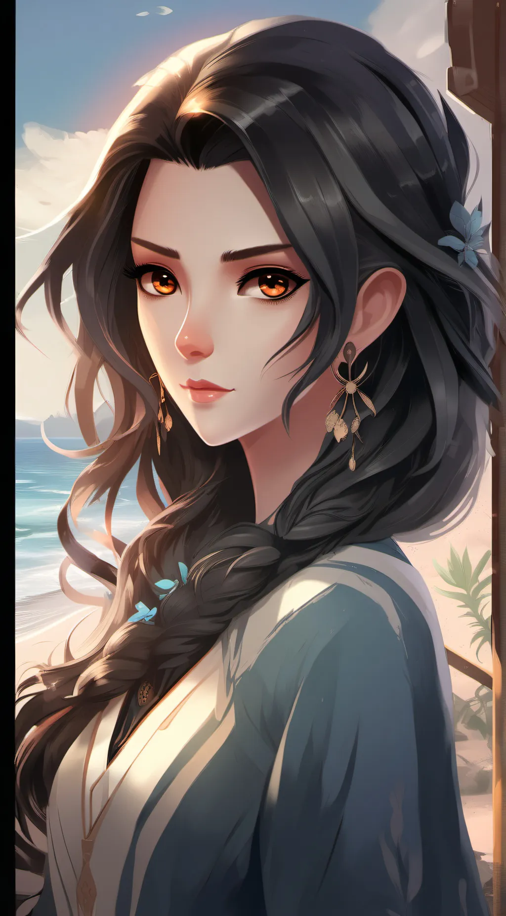 ai character: Barbie background