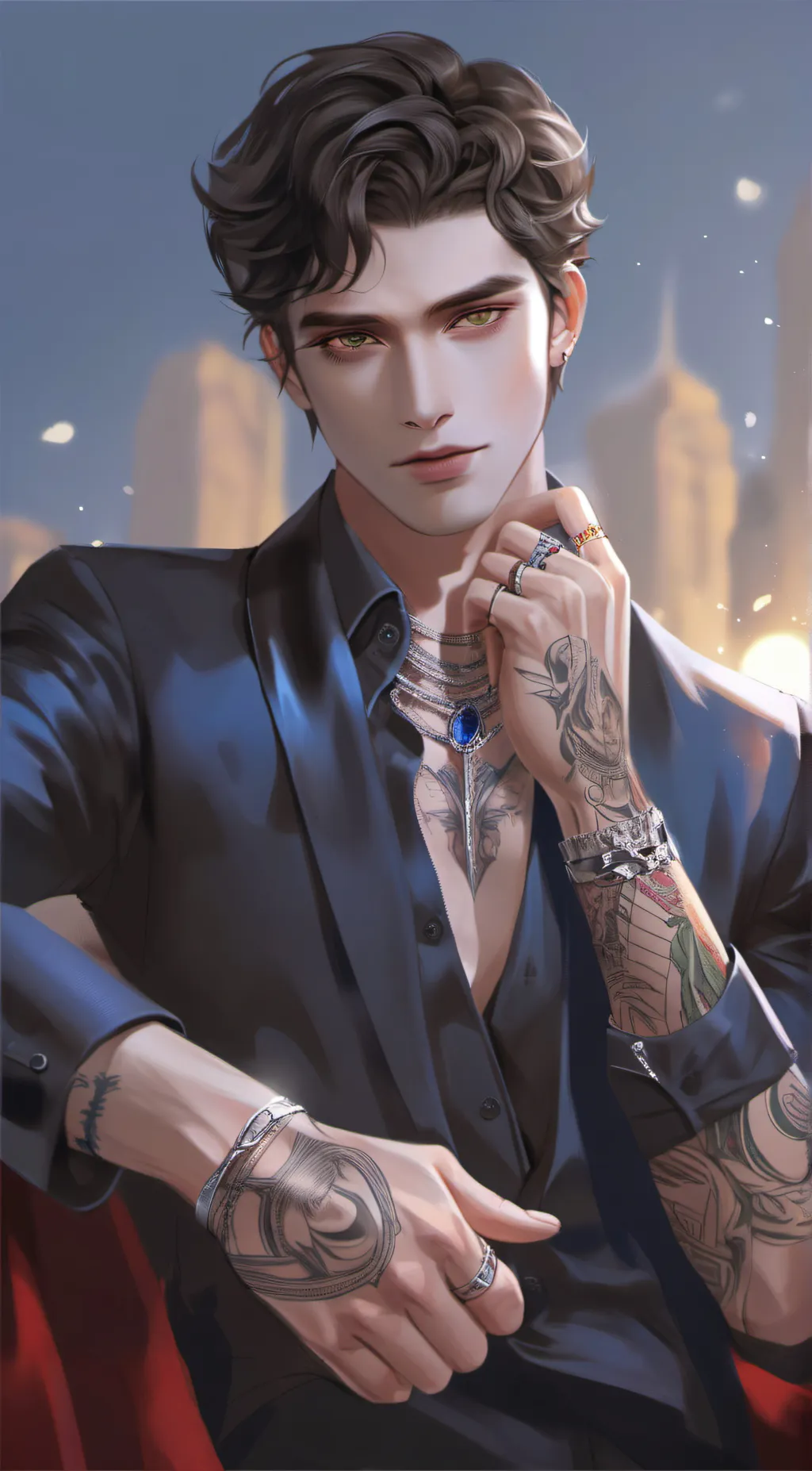 ai character: Raphael background