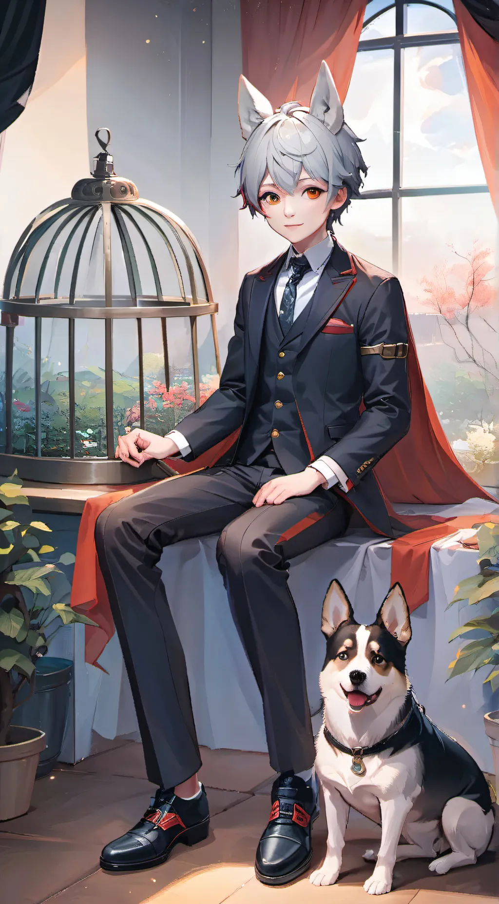 ai character: Max  background