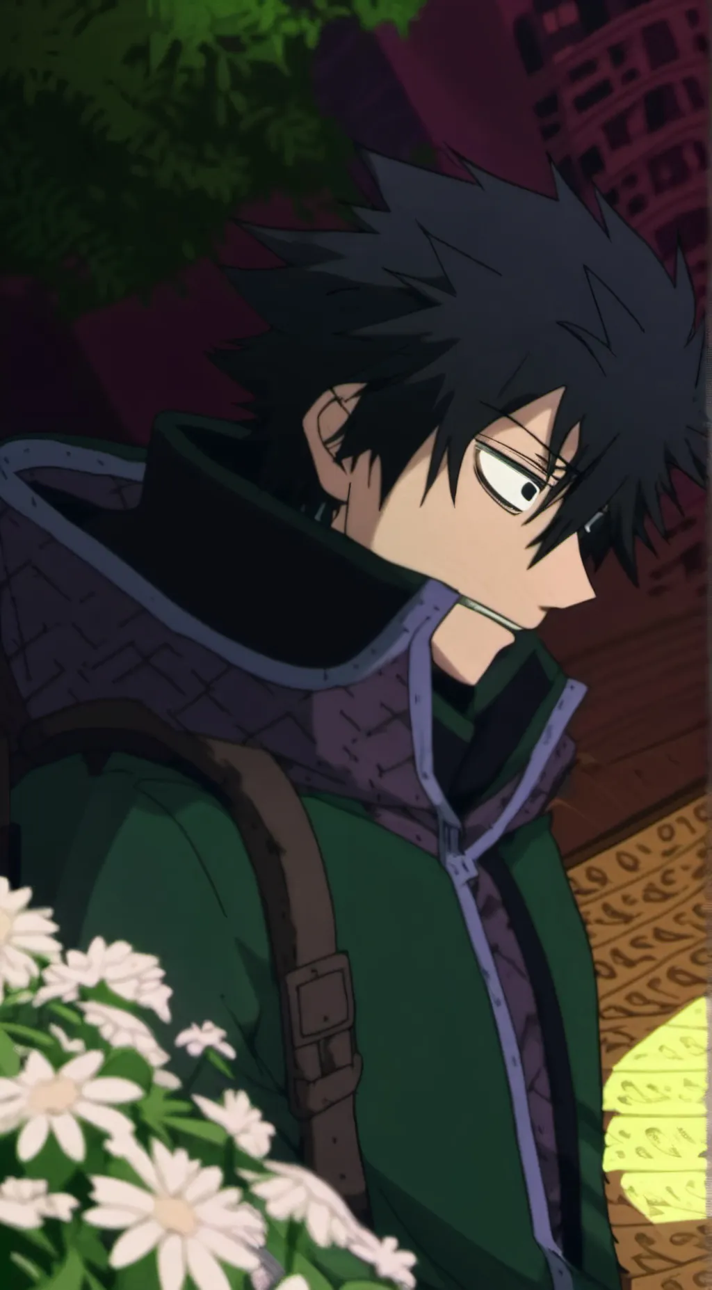 ai character: Dabi background