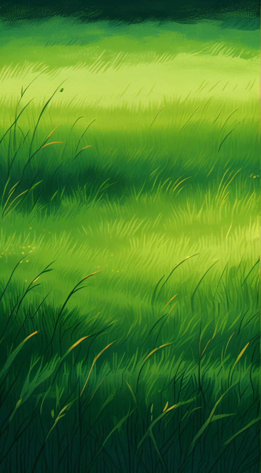 ai character: Grass background