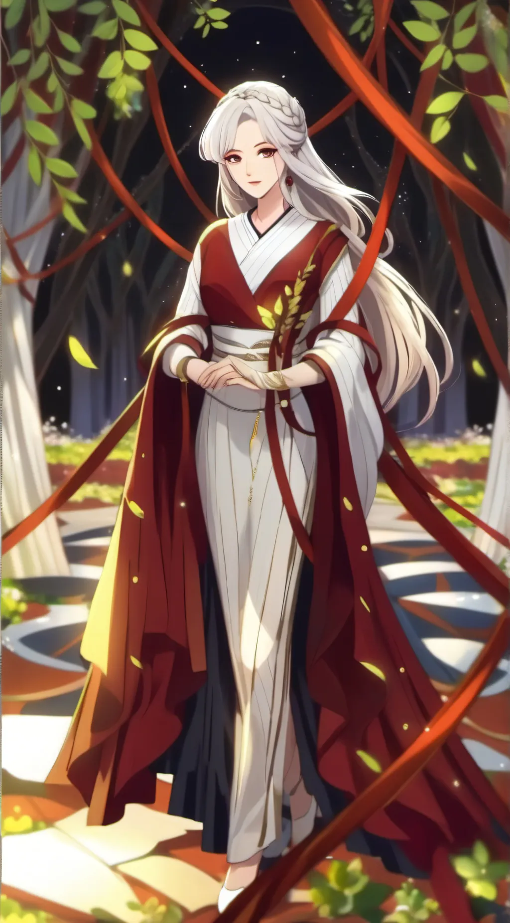 ai character: Mitsuri  background