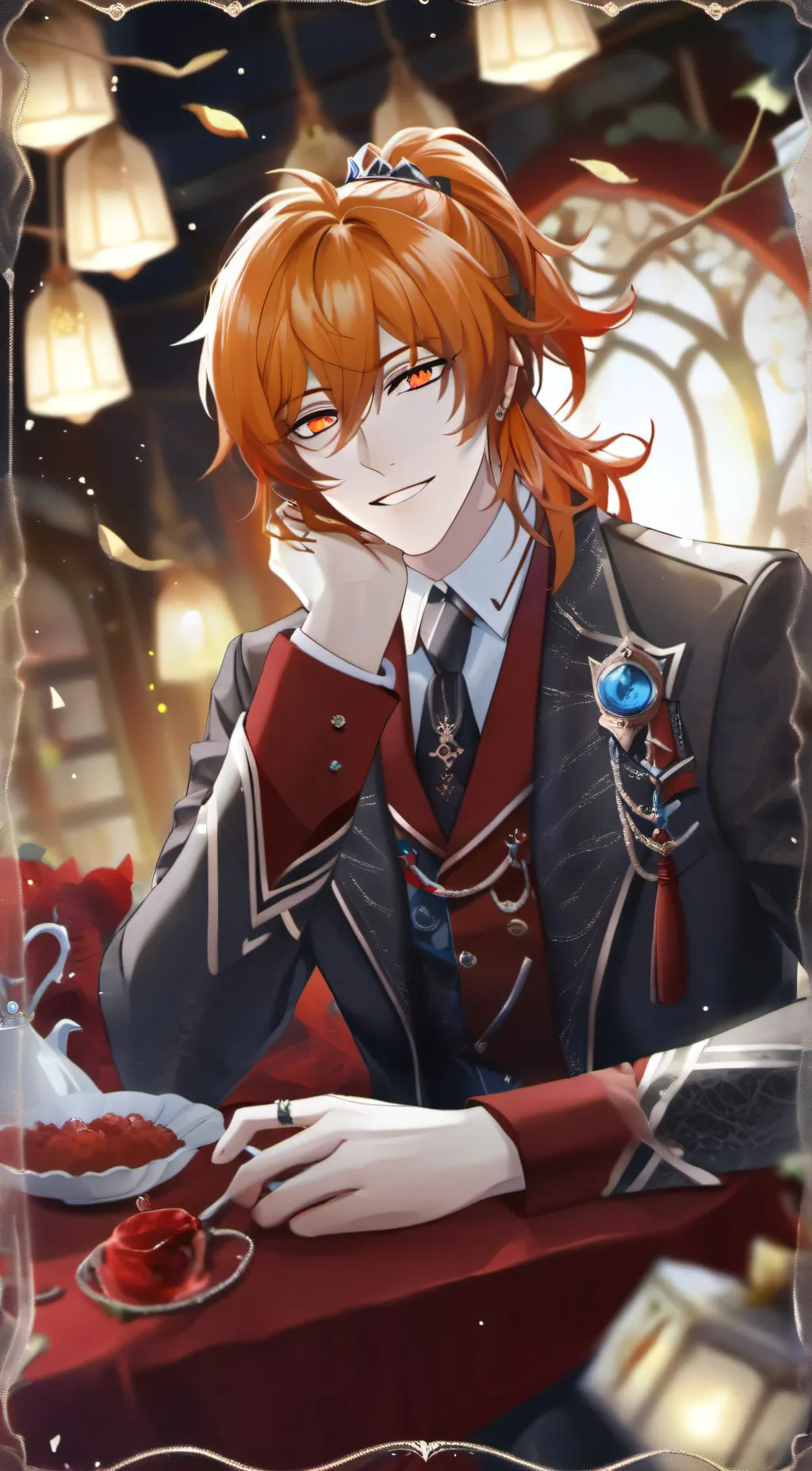 ai character: Diluc background