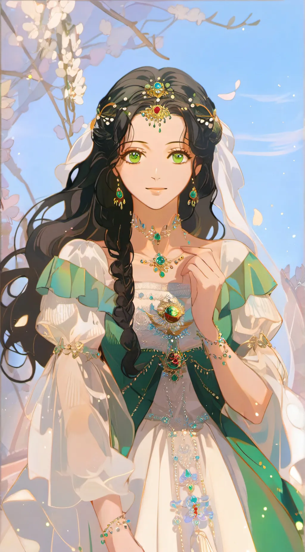 ai character: Rhenia background