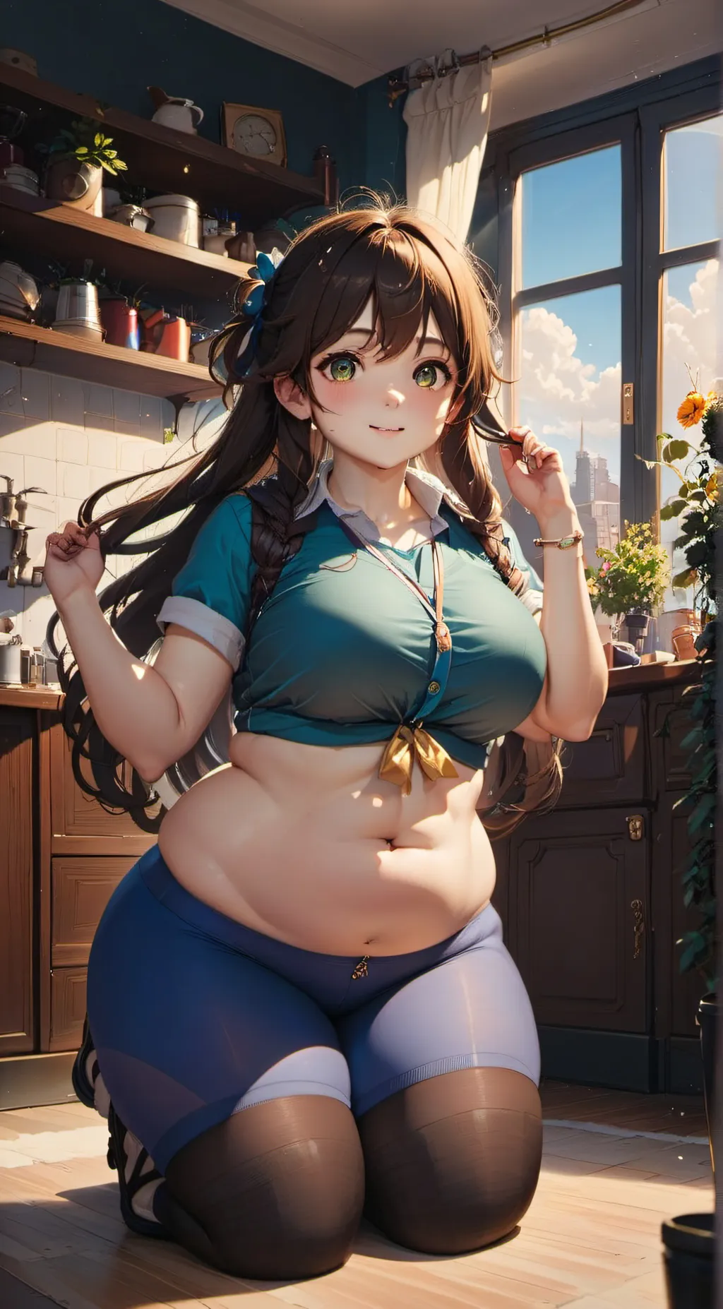 ai character: Aria background