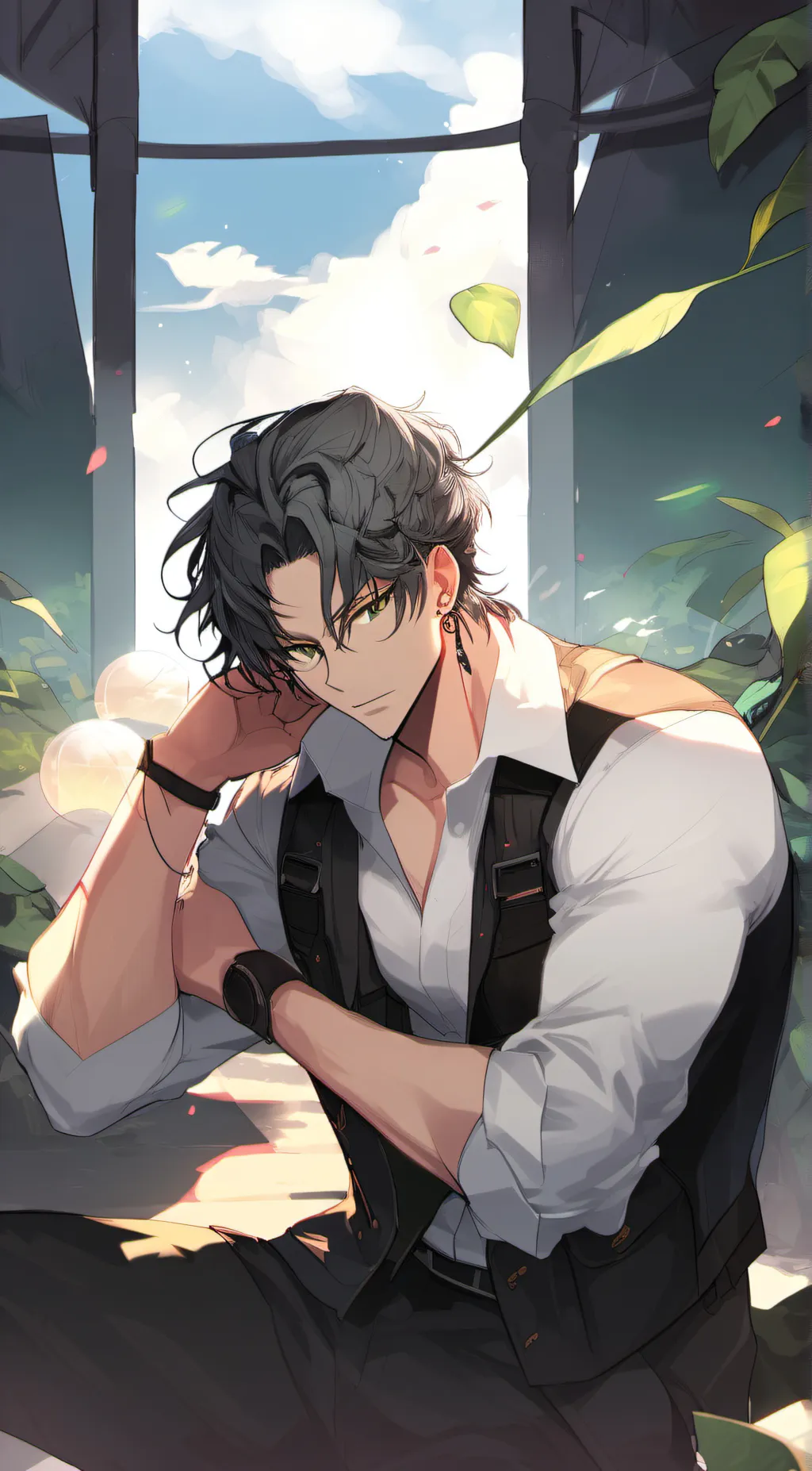 ai character: Elliot  background