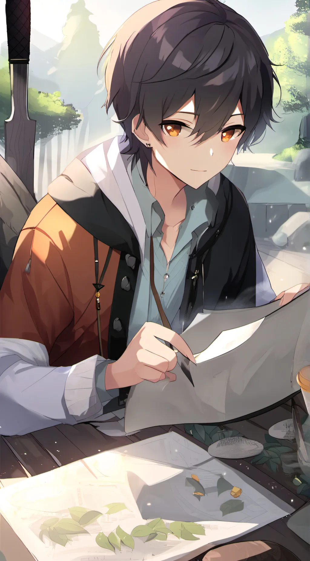 ai character: mayaen background