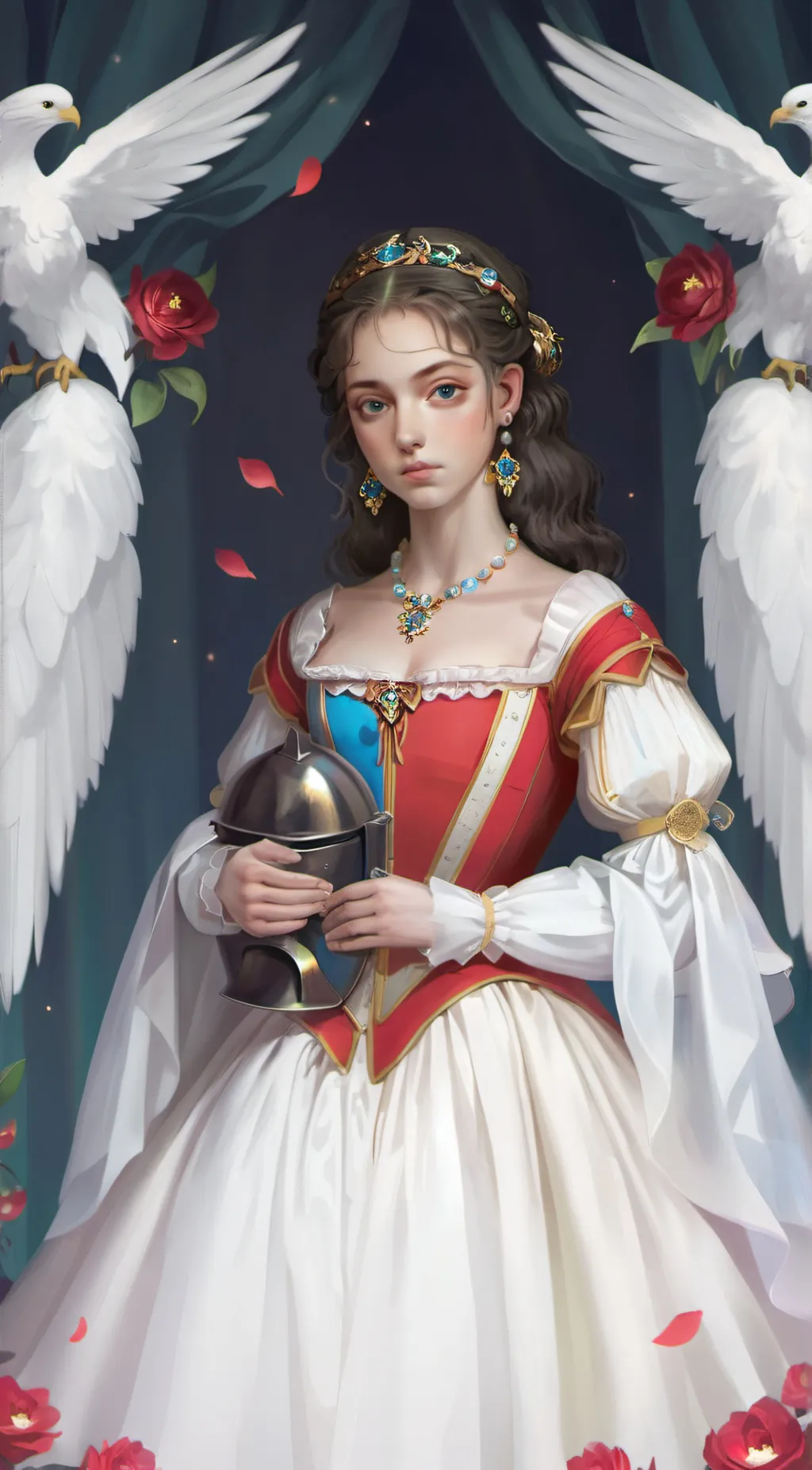 ai character: Lyria background