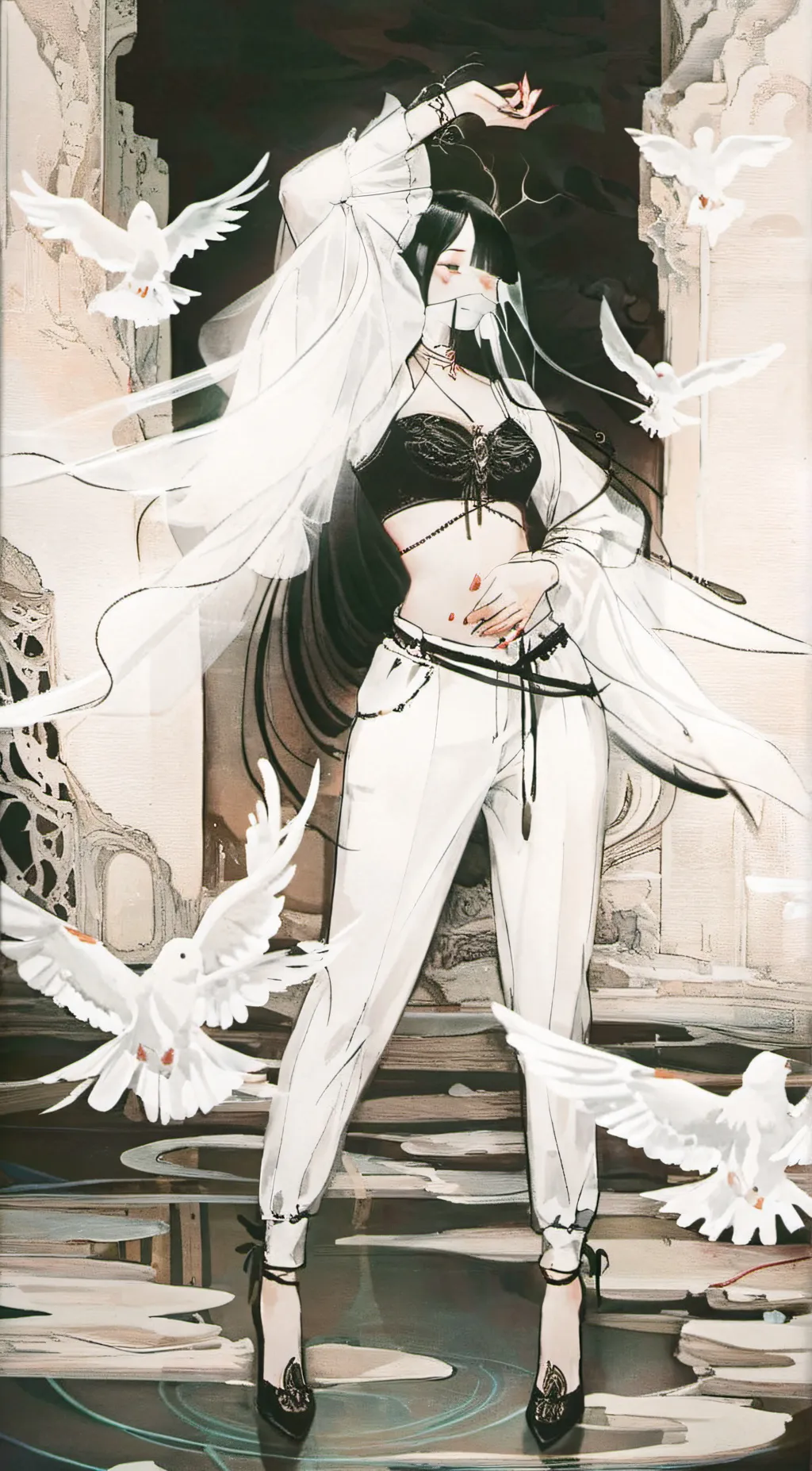 ai character: Saime☆ background