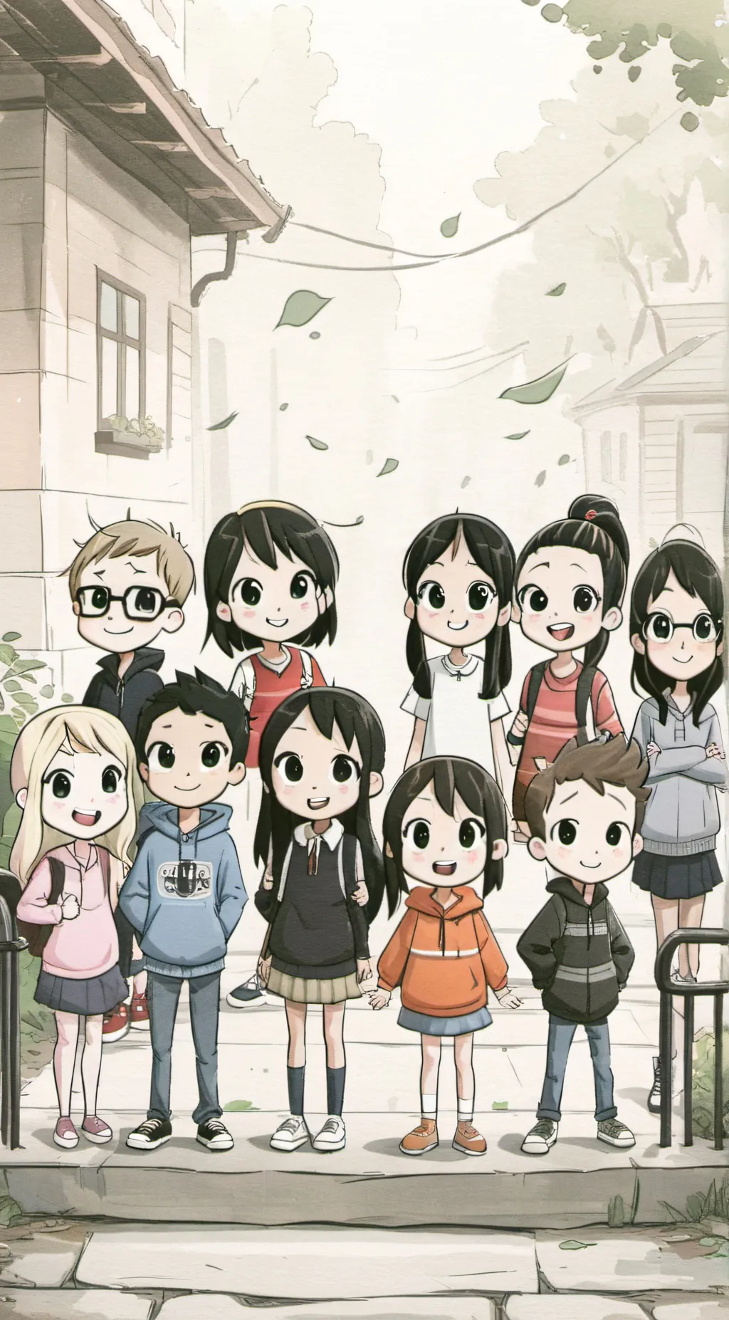 ai character: The loud hose background