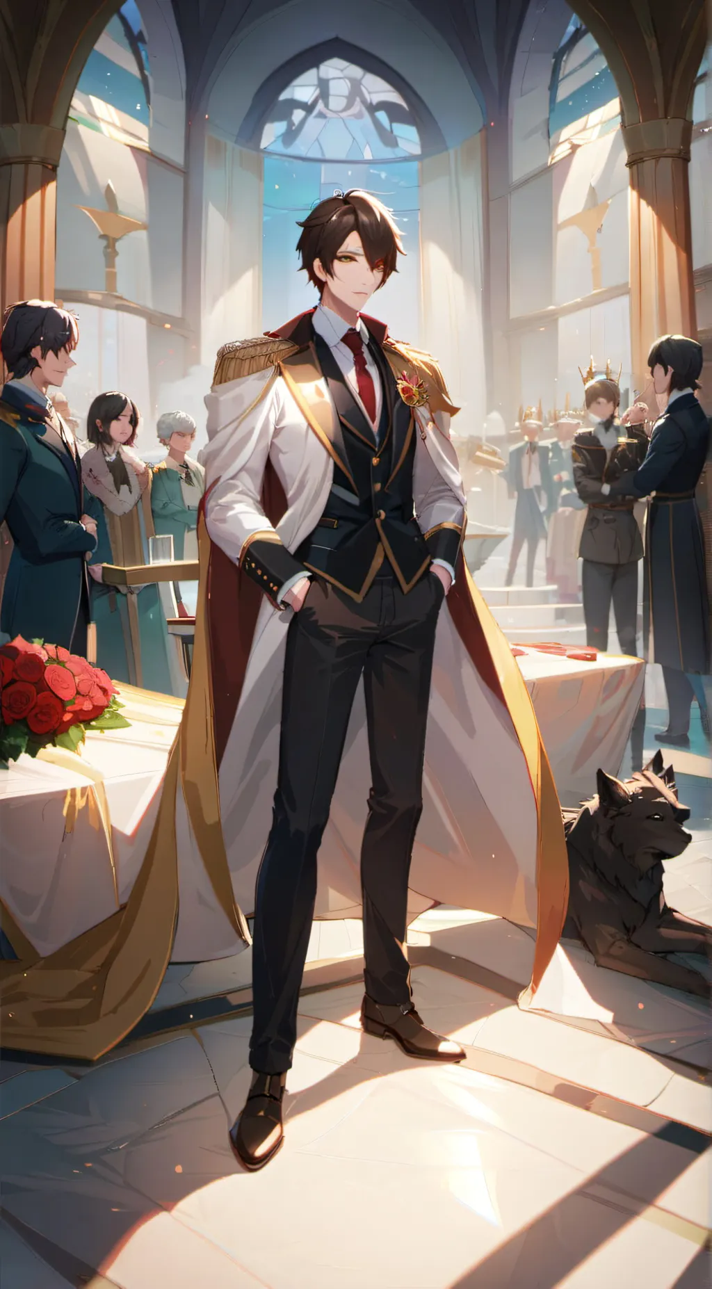 ai character: Oliver  background