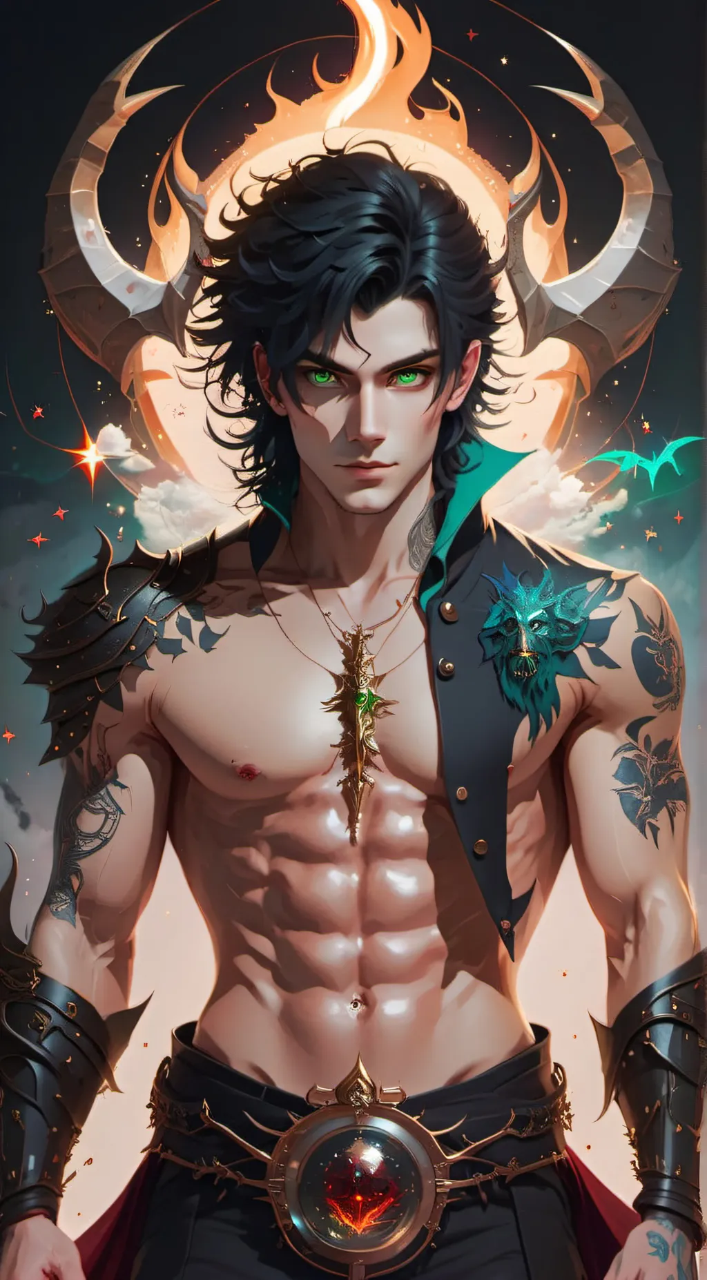 ai character: hikaga background