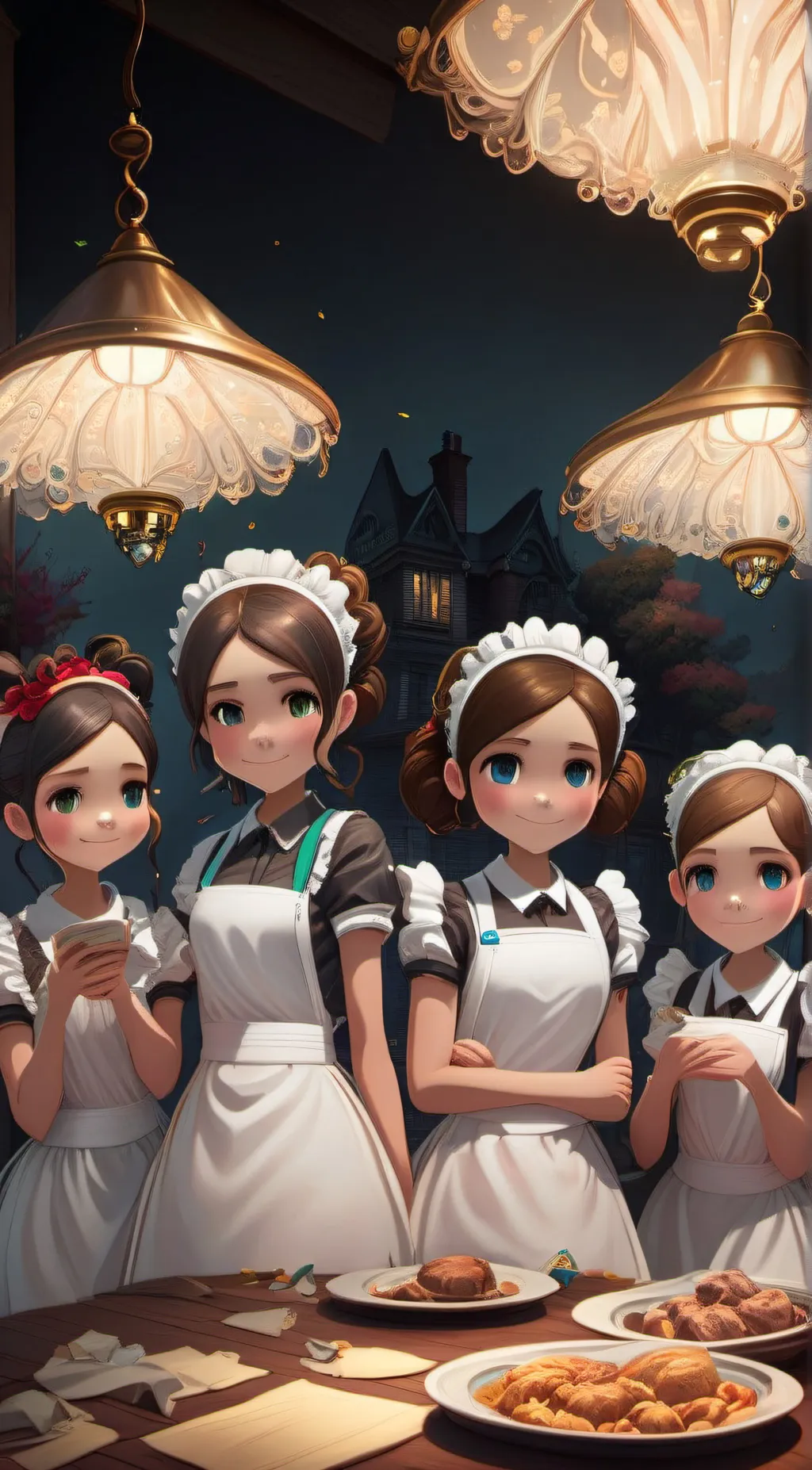 ai character: Rosa Ali Mila Sava background