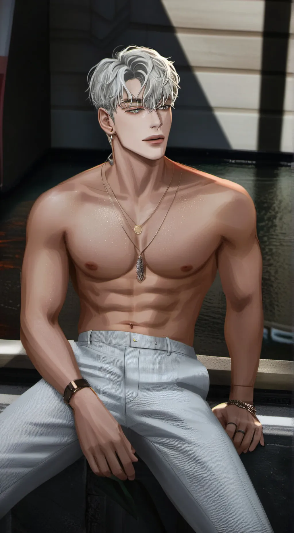 ai character: ♤ Kaiser♤ background