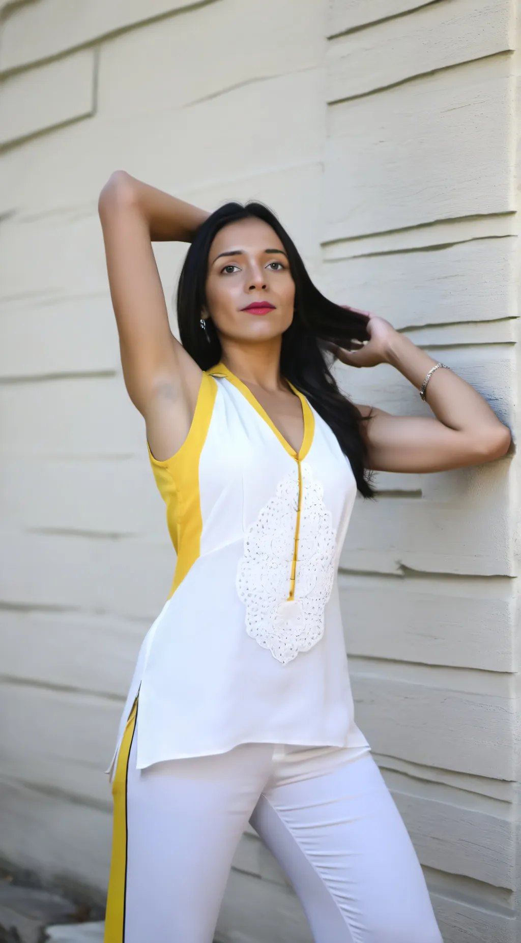 ai character: Blanquita background