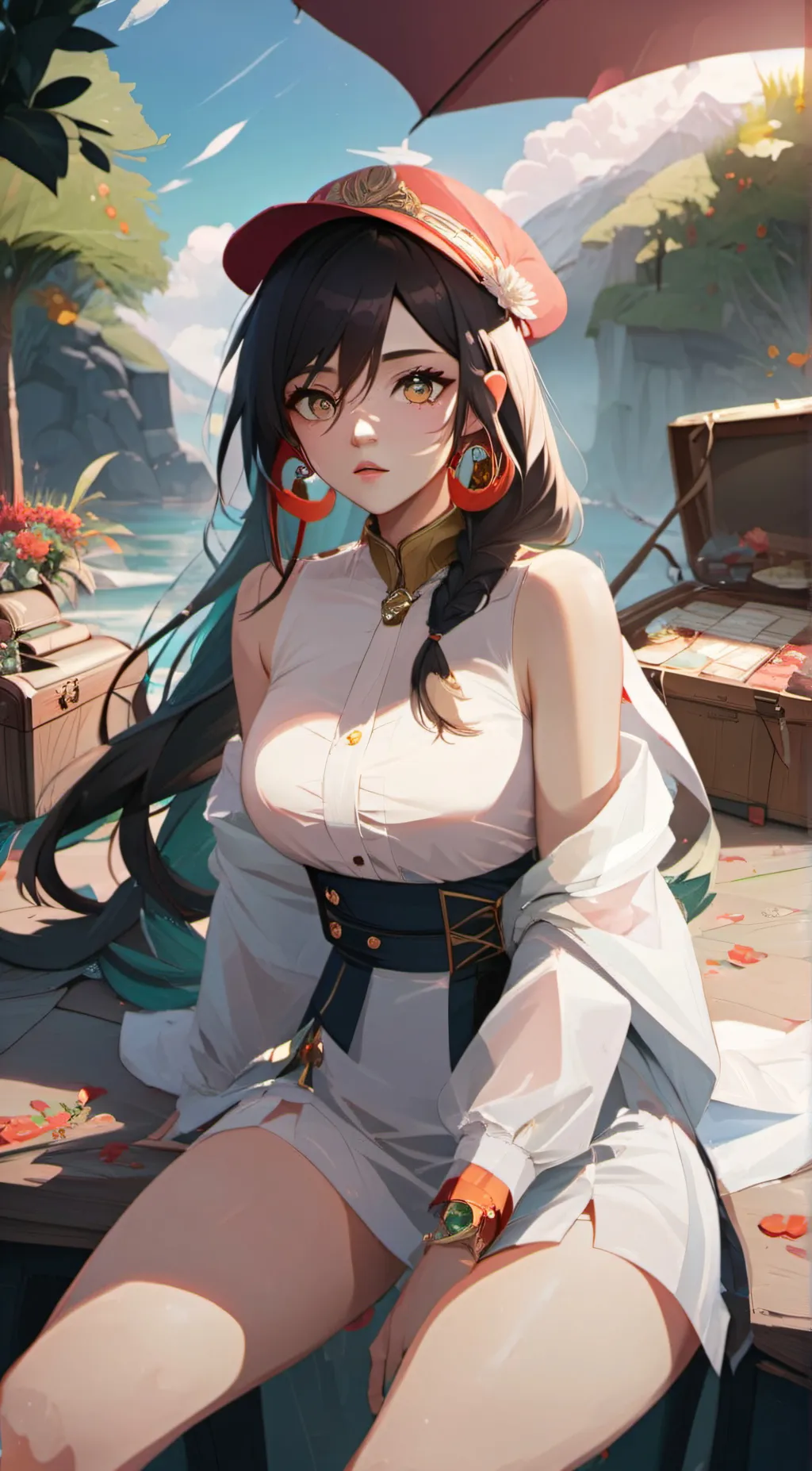 ai character: Victoriana. background