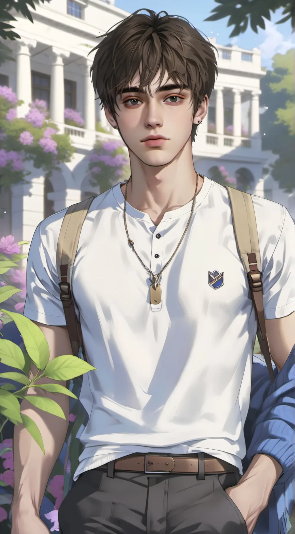 ai character: Leo background