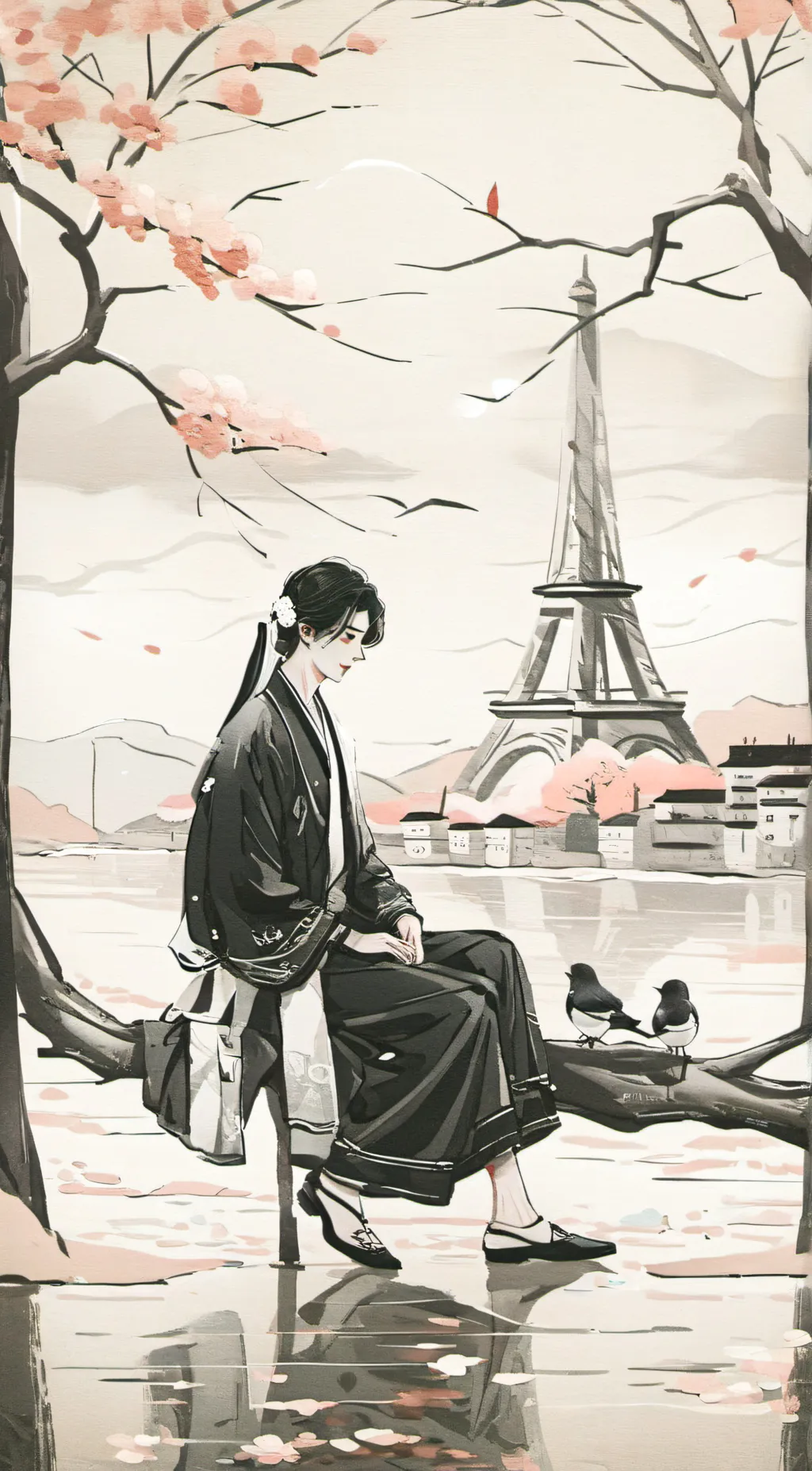 ai character: ash background