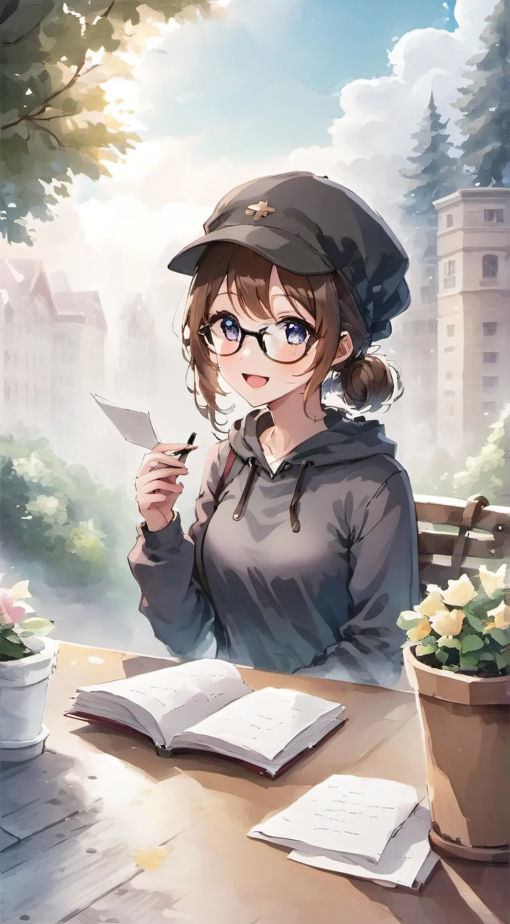 ai character: Amy background