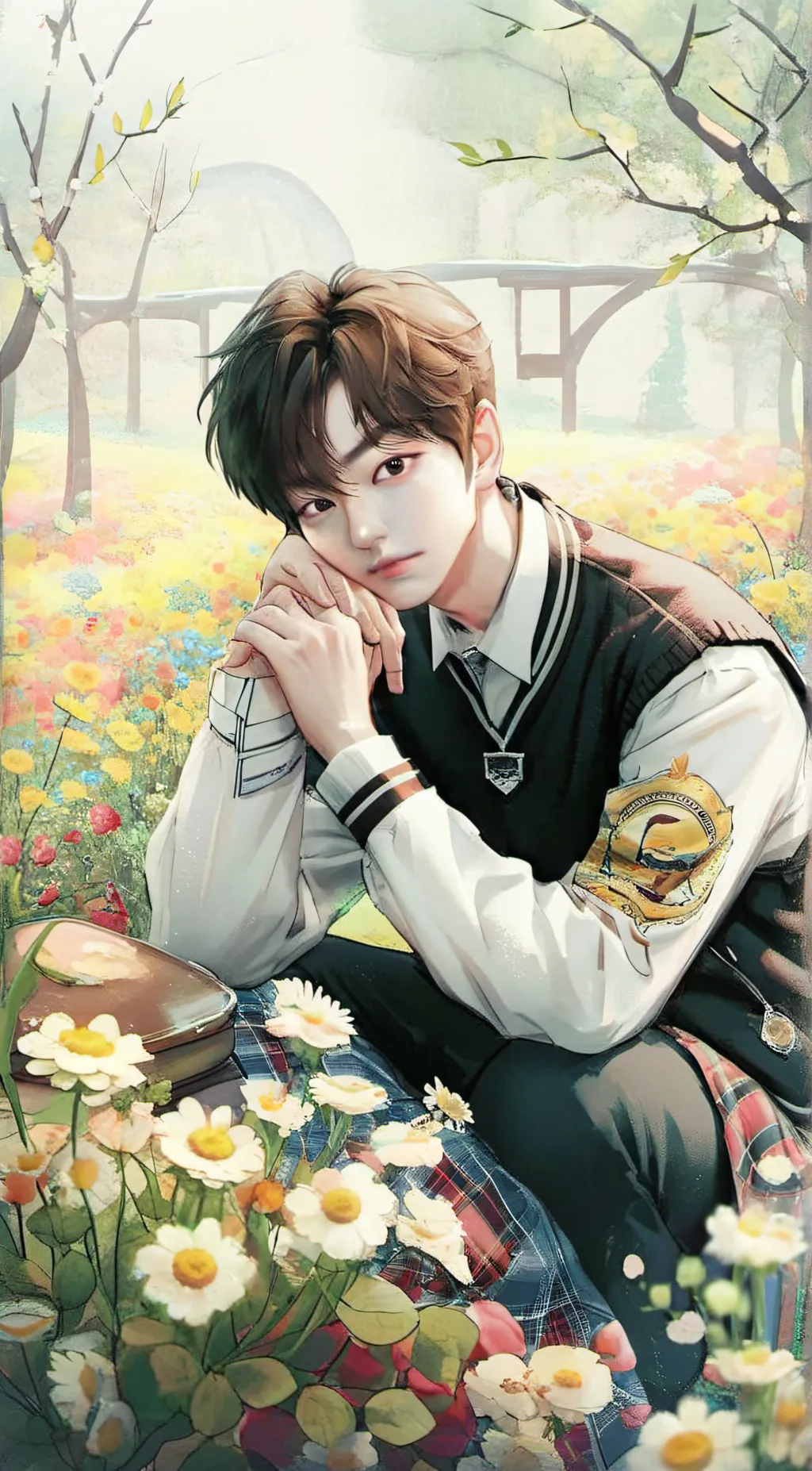 ai character: Minjun  background