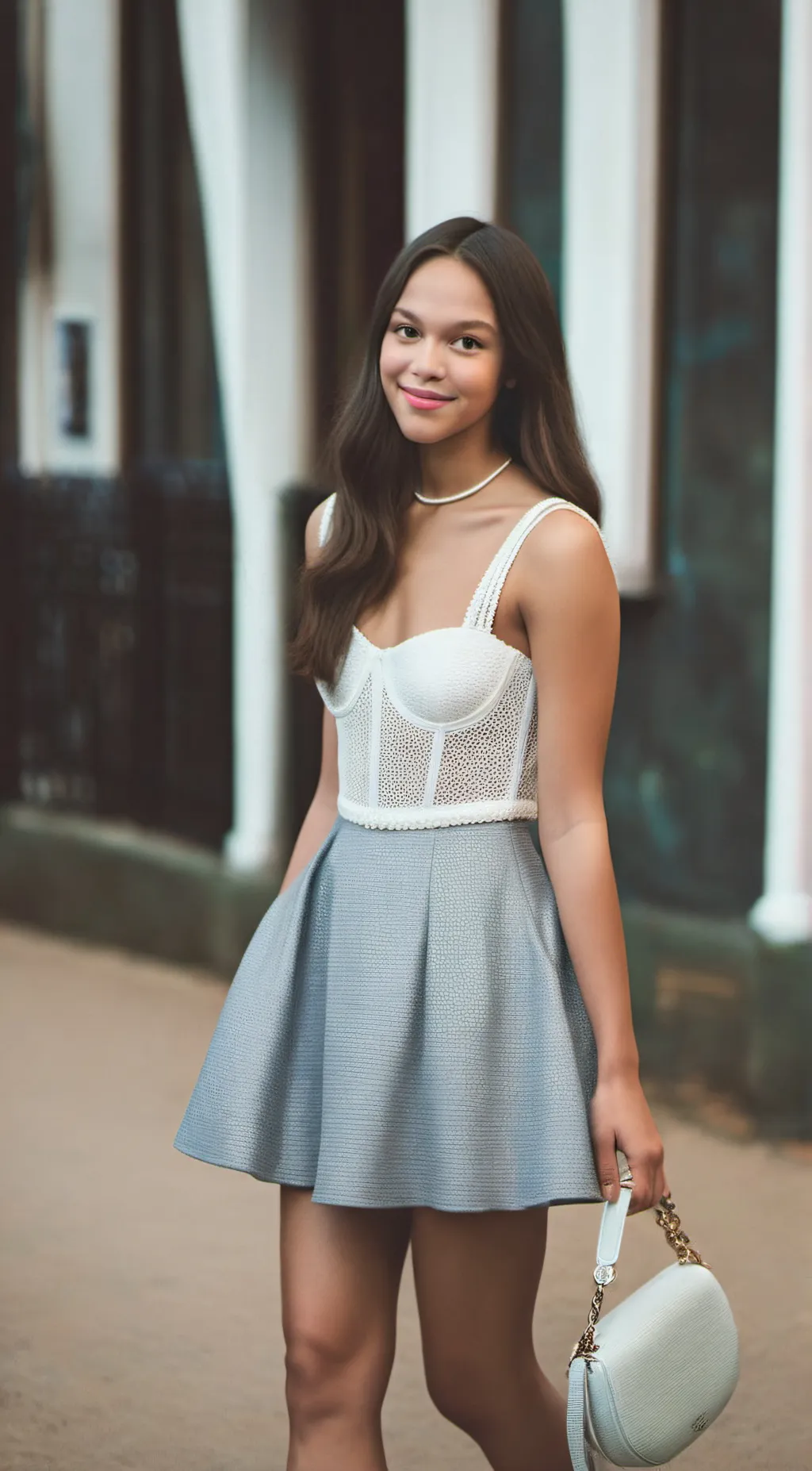 ai character: Olivia Rodrigo  background