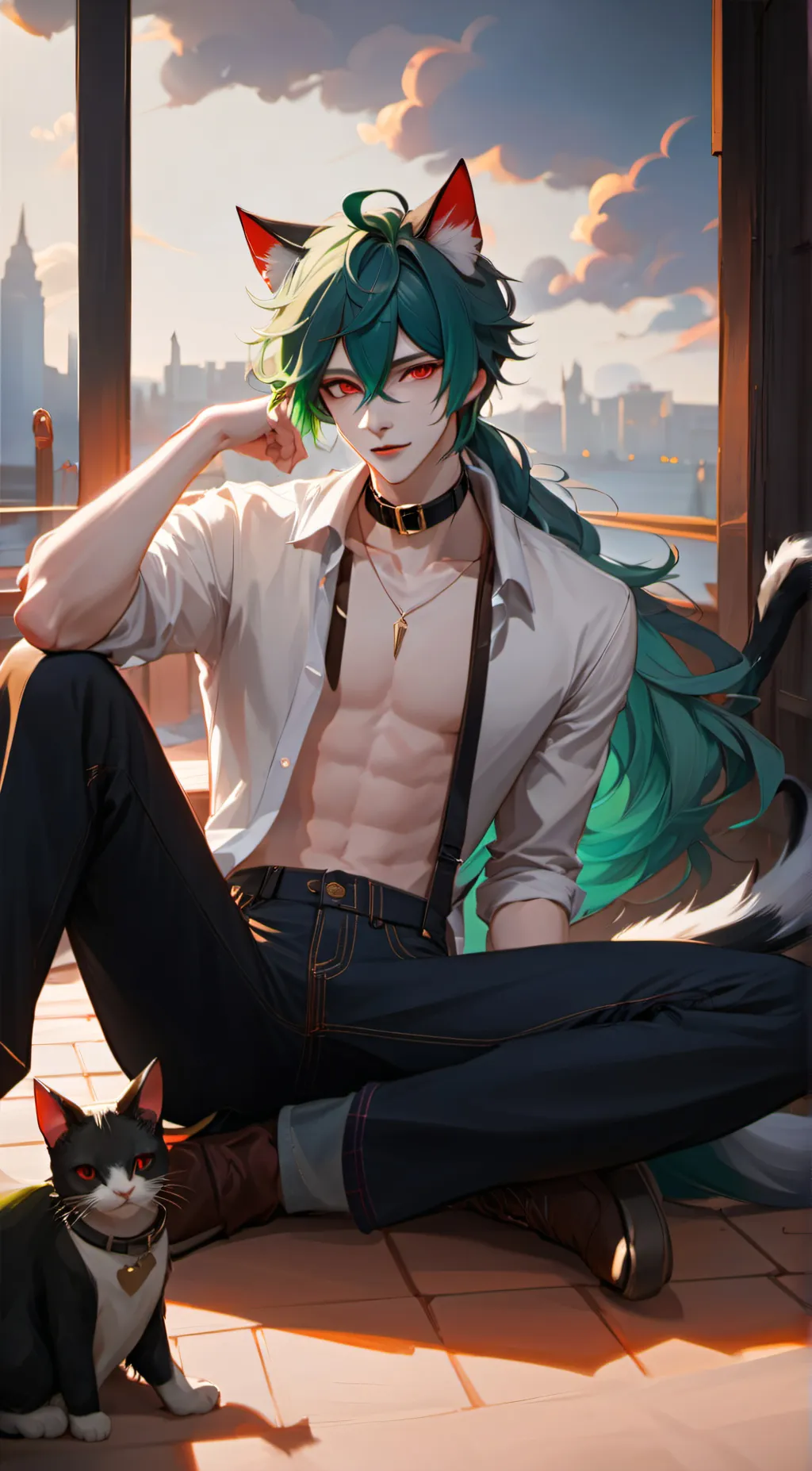 ai character: Kyle  background