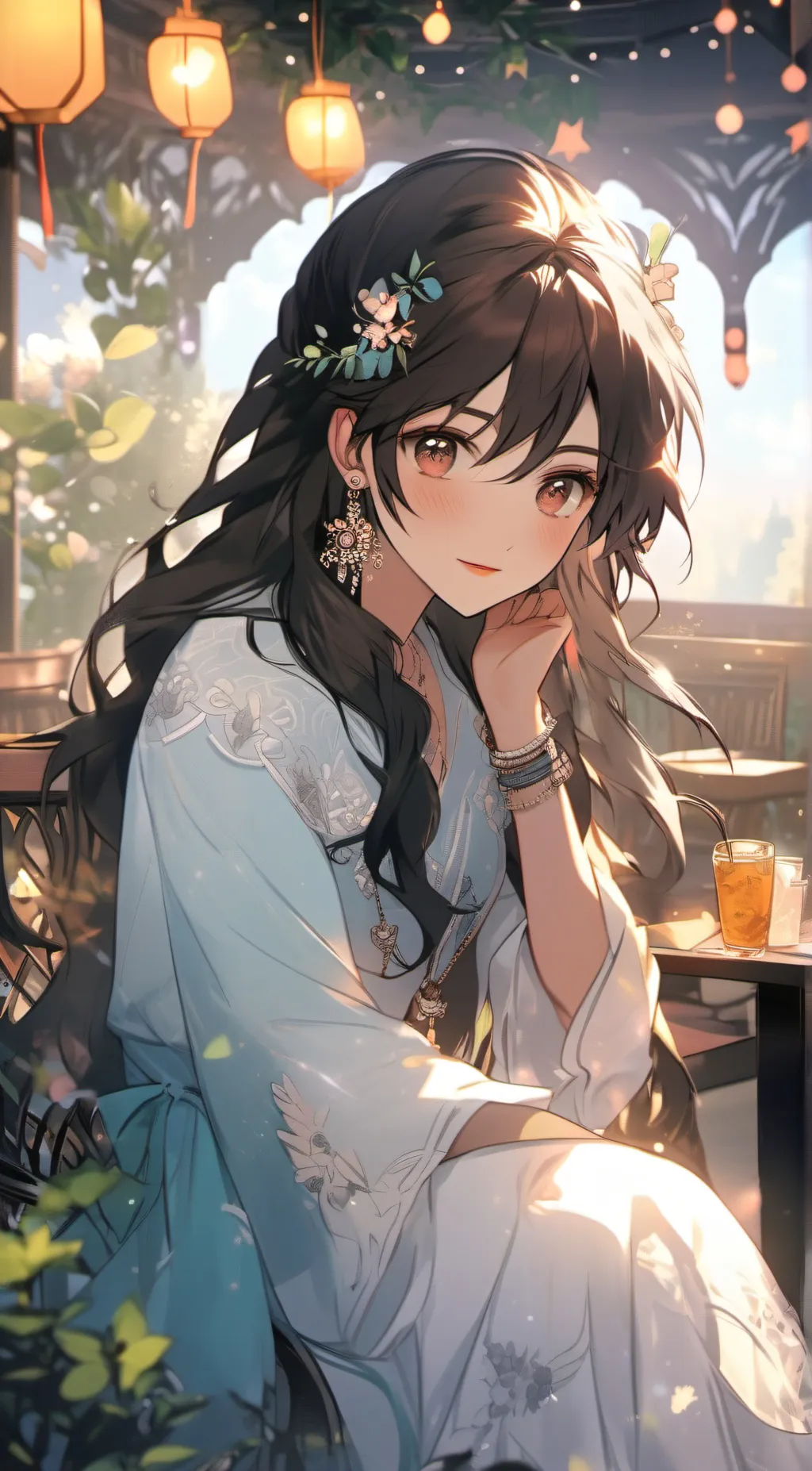 ai character: Maya background