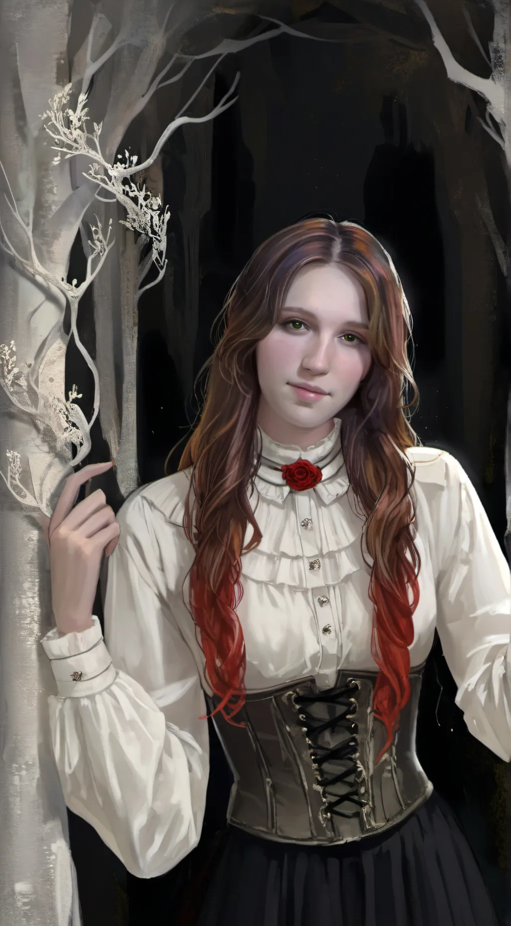 ai character: lea  background