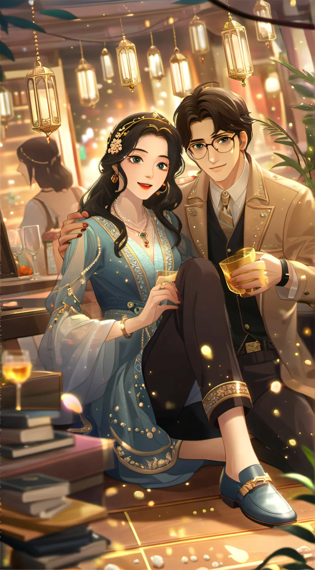 ai character: Hazel loll background