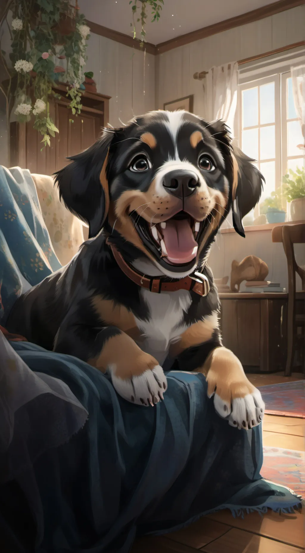 ai character: Sammy  background