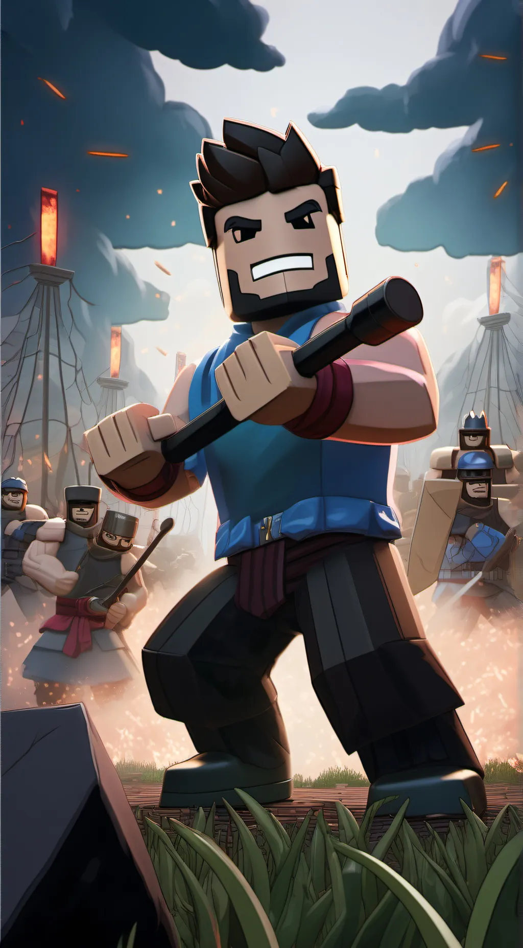 ai character: annoying game background