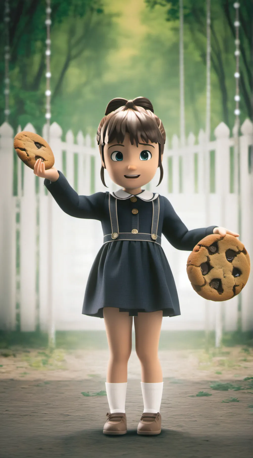 ai character: Cookie background