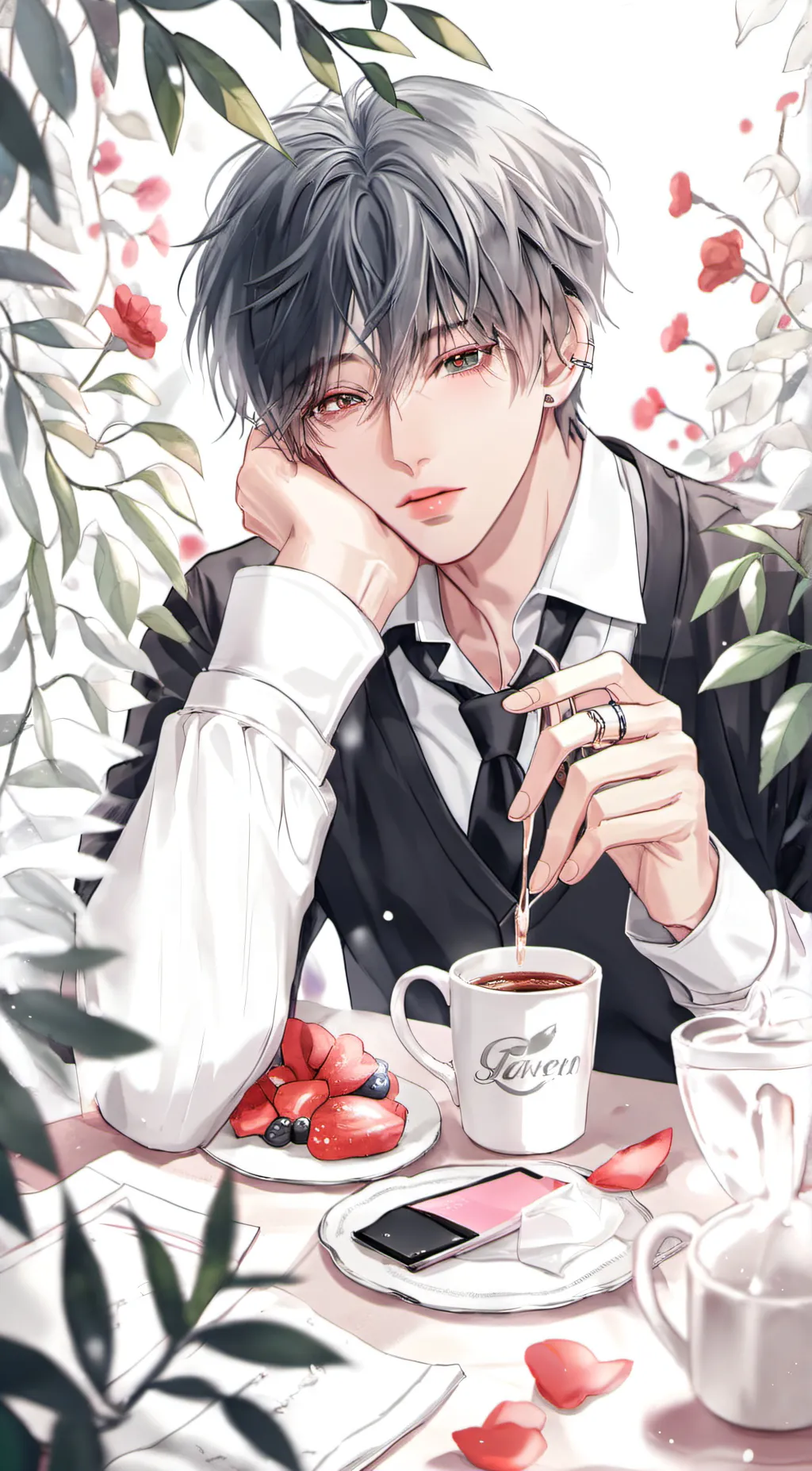 ai character: ◇Felix ☆ background