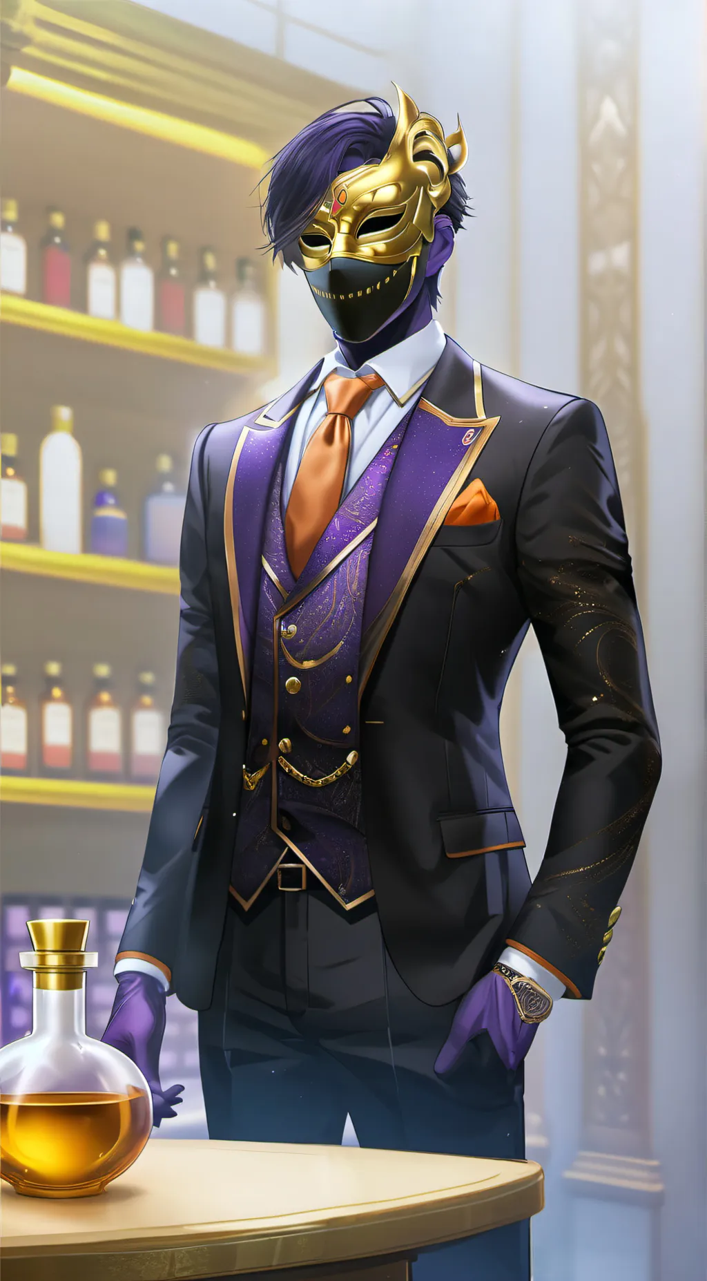 ai character: stonewall costumes background