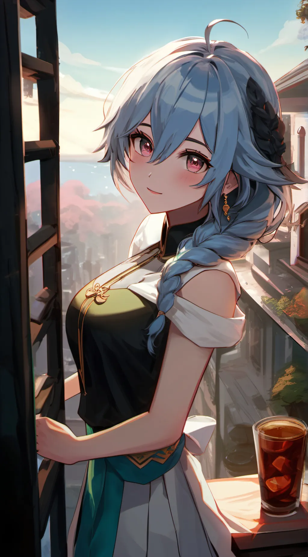 ai character: Avery  background