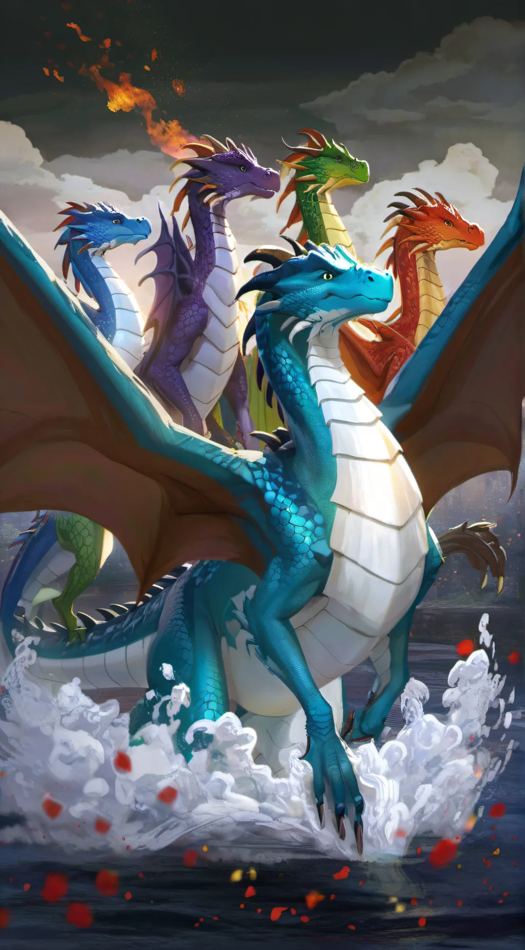 ai character: Dragons of destiny background
