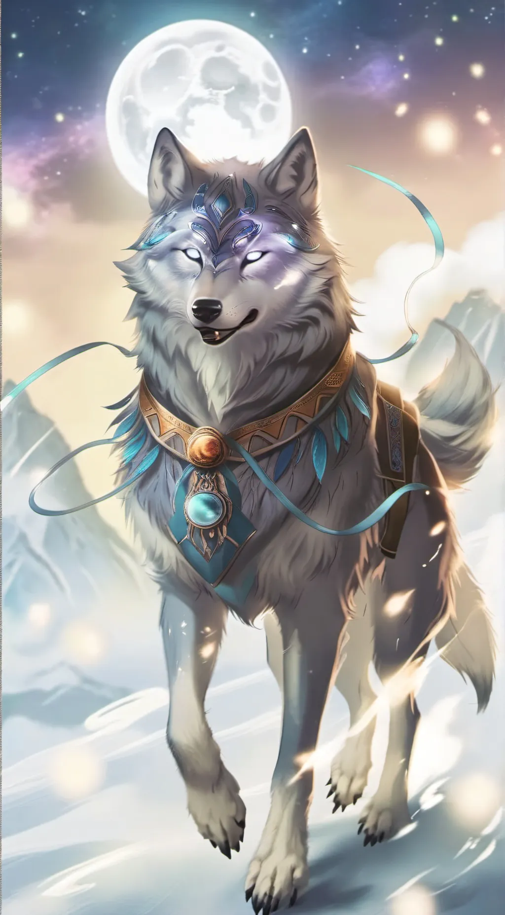 ai character: forever...exists? background