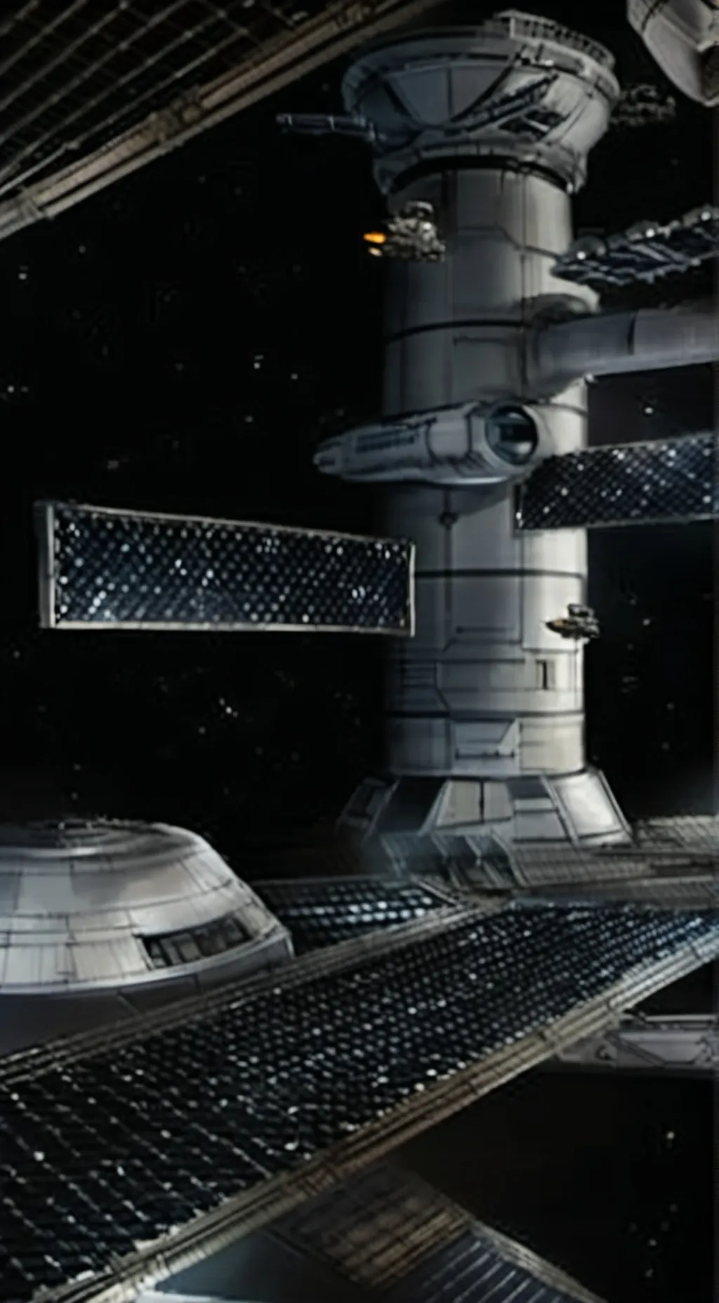 ai character: abandoned station  background