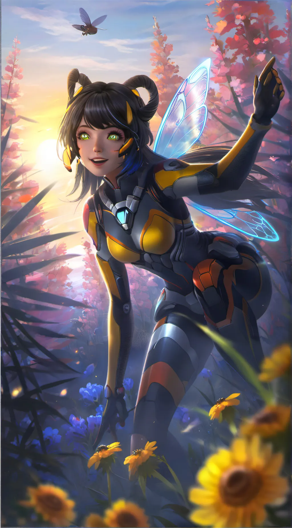 ai character: Misses Bixbee background