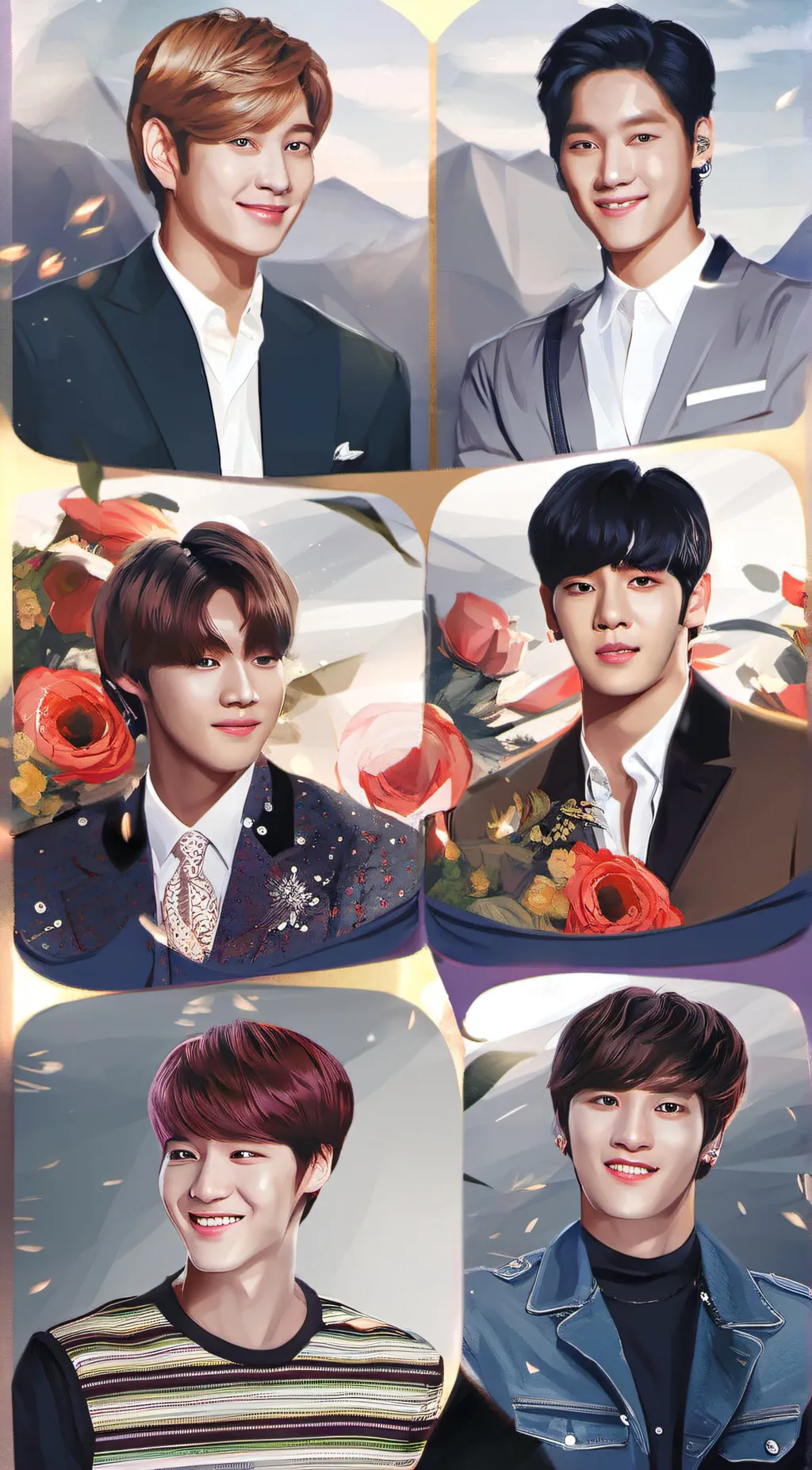 ai character: boys over flowers  background