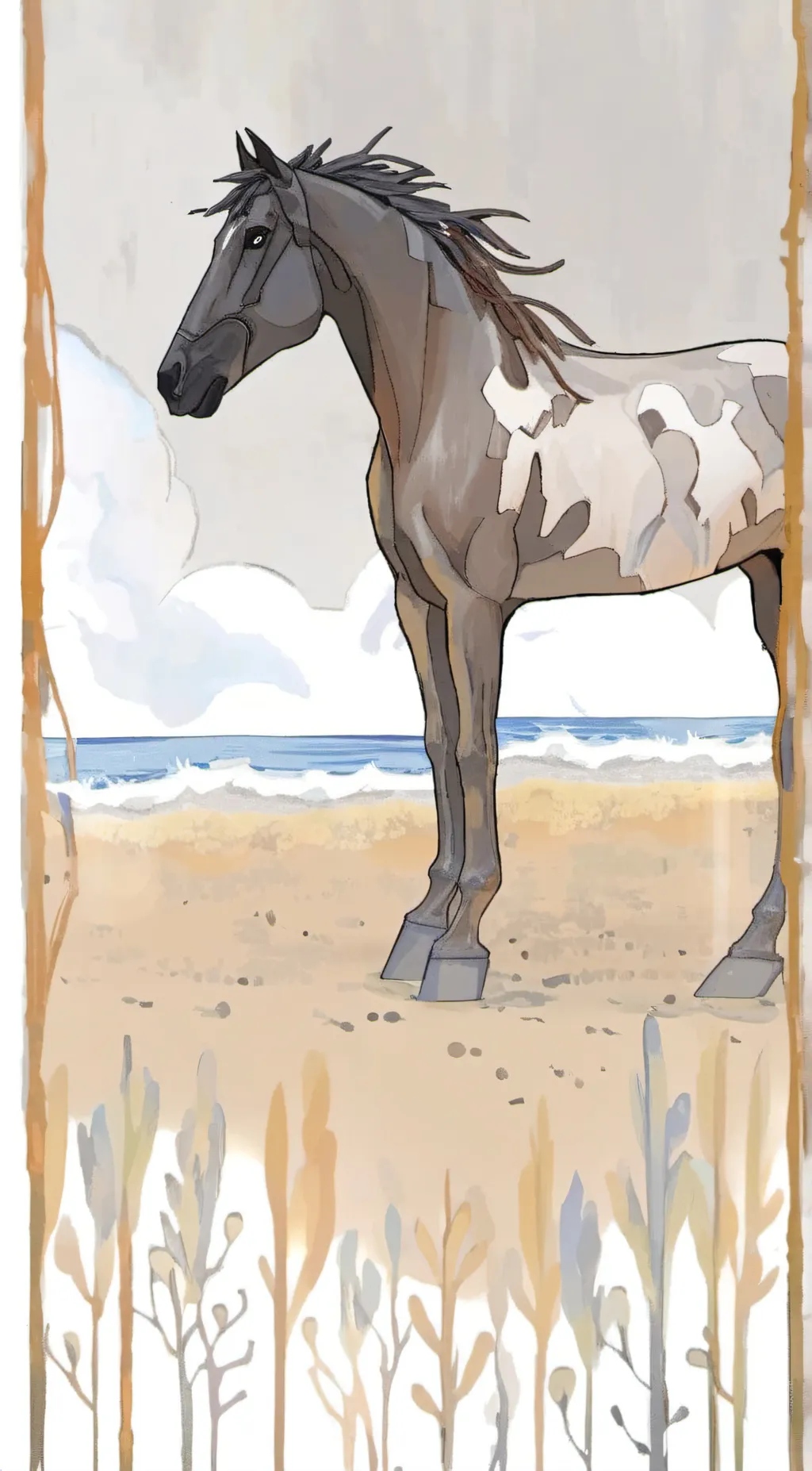 ai character: Wind background