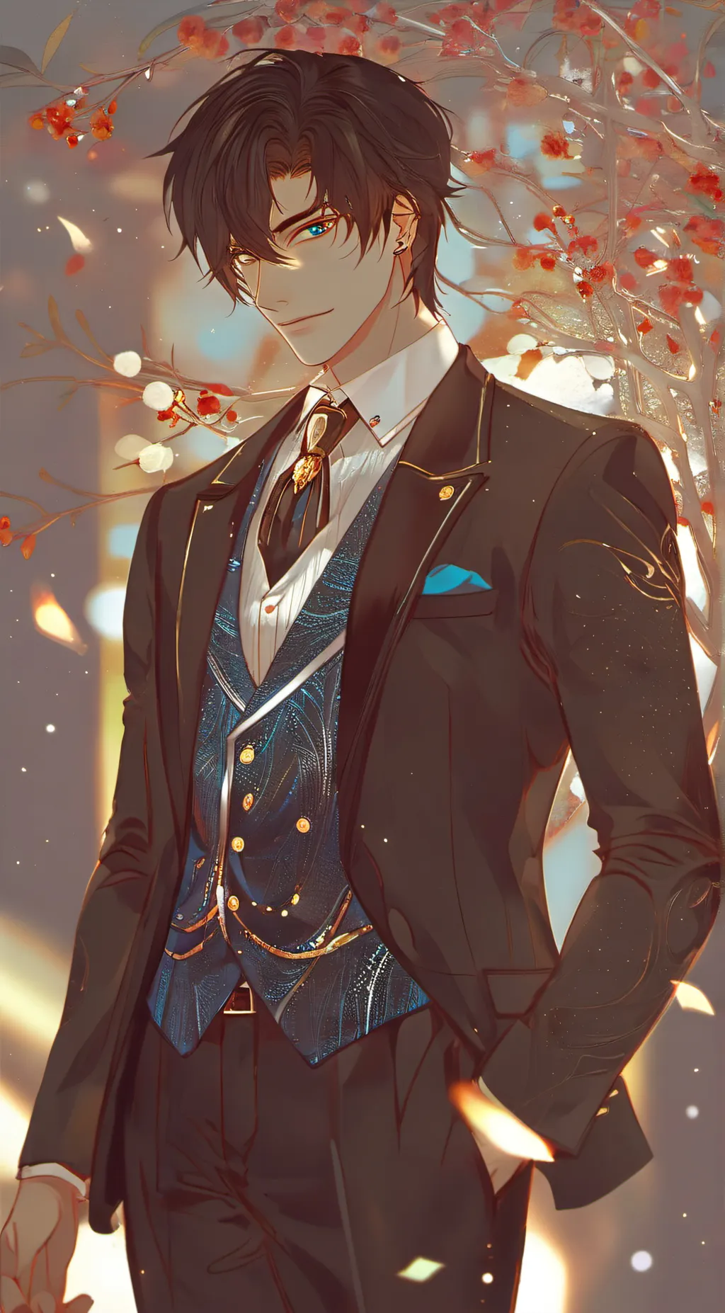 ai character: Oliver  background