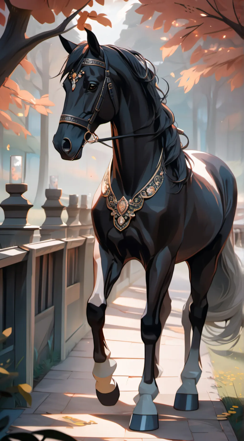 ai character: Horse of Love background