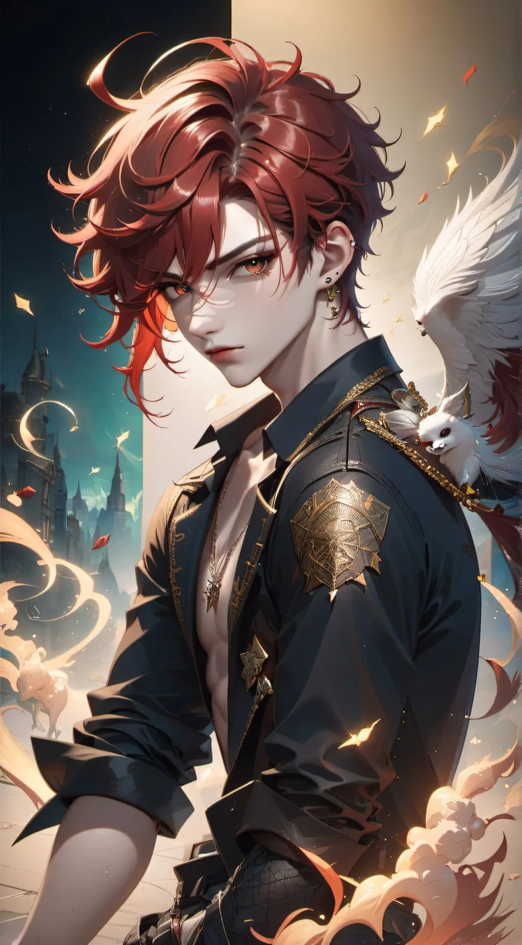 ai character: Asher  background