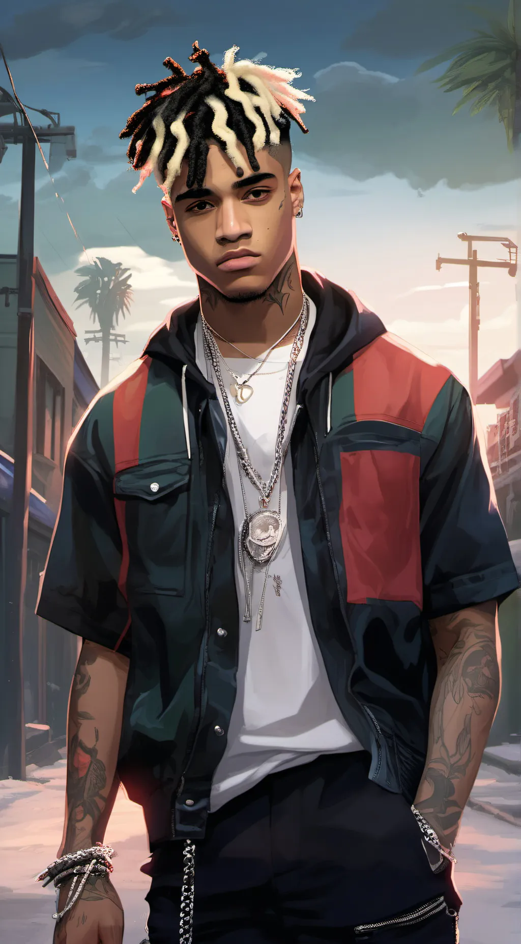 ai character: X background