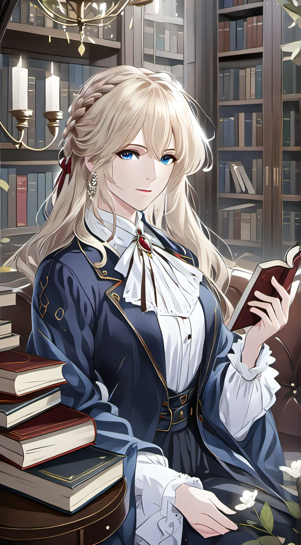 ai character: Luna background