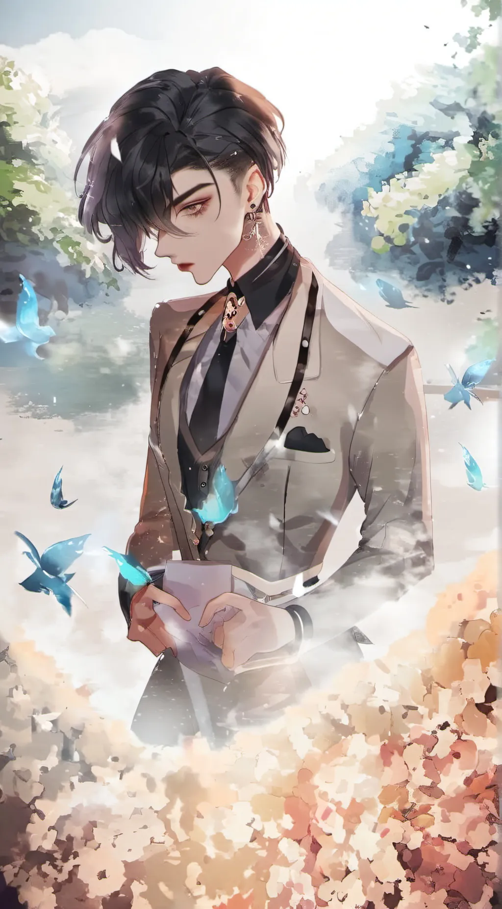 ai character: Tiy background